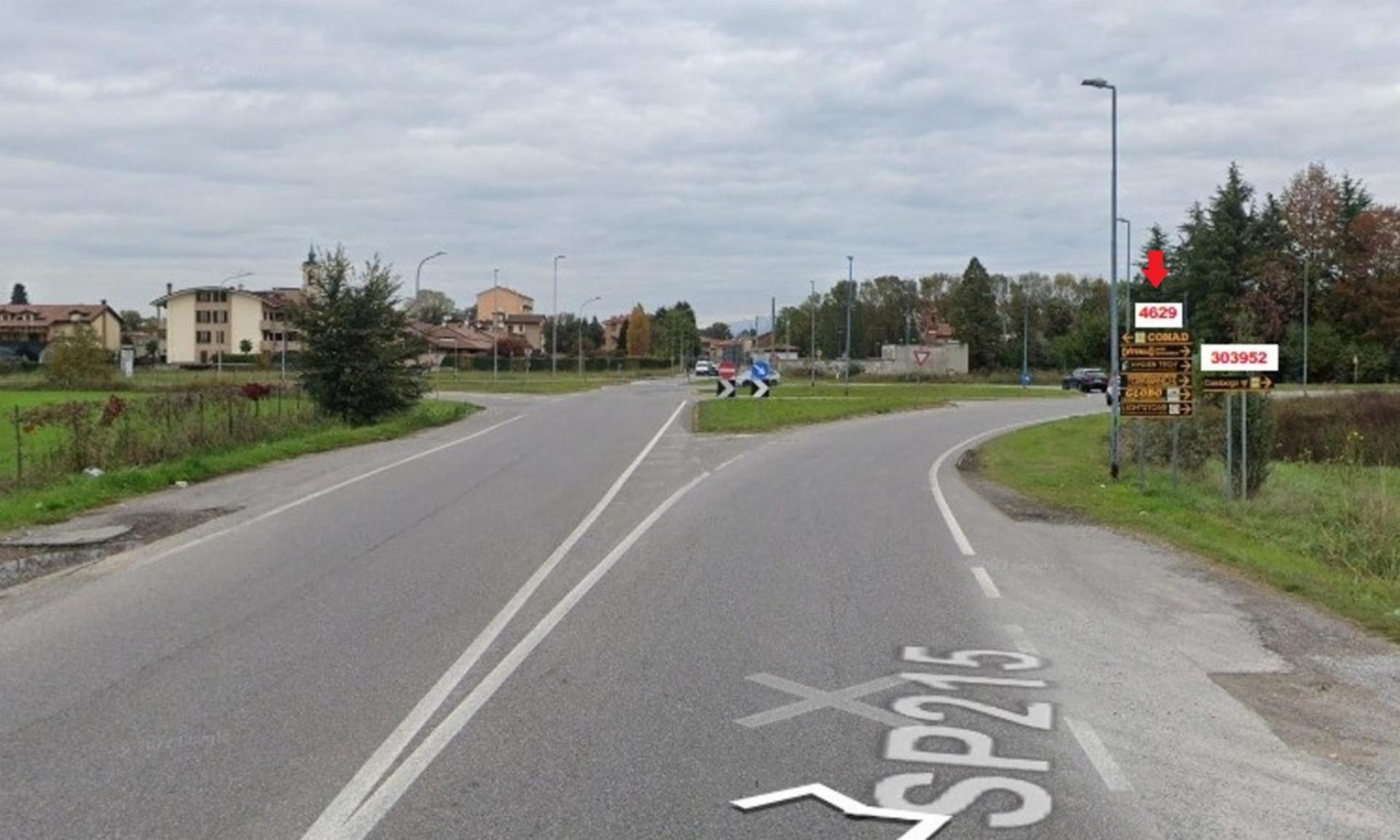 Impianto a S.P. 215 Km. 4+900/dx (incrocio S.P. 13)  Agrate Brianza