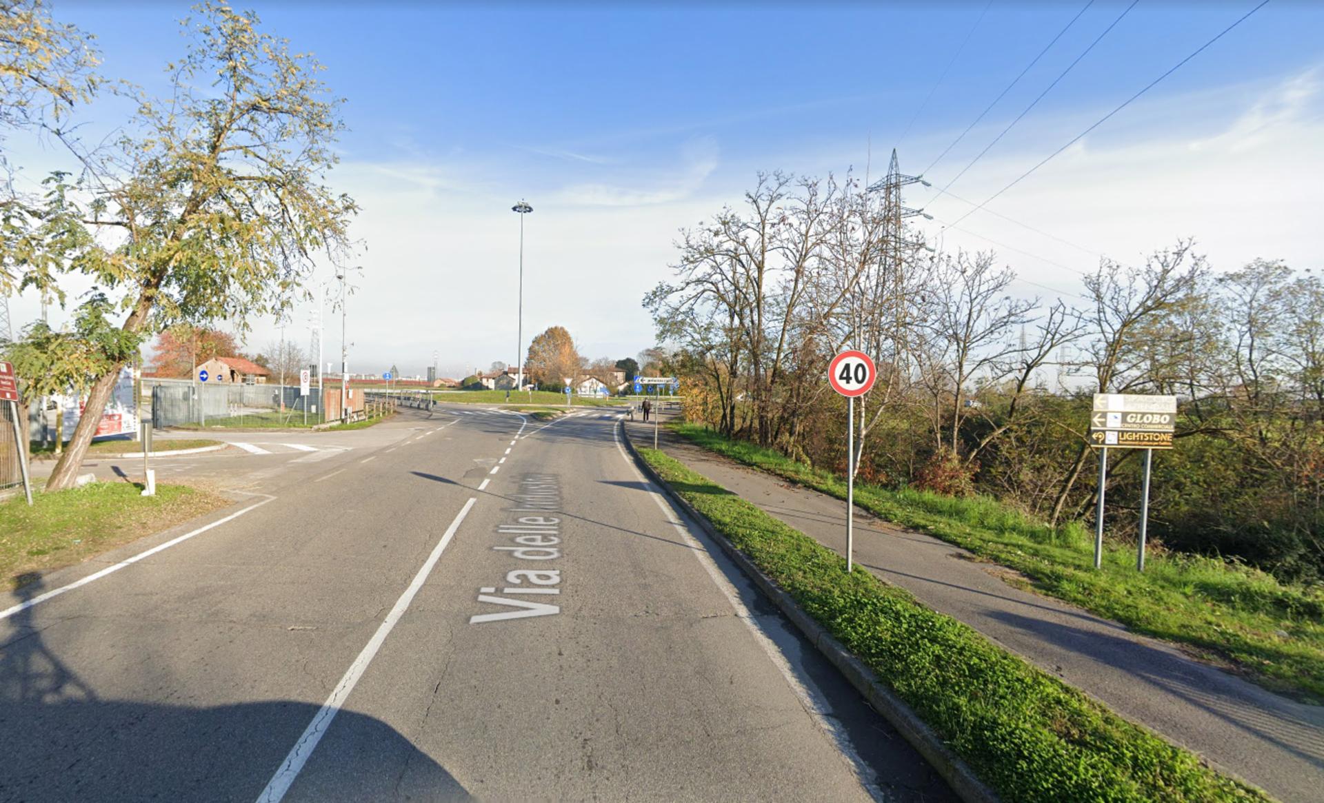 Impianto a S.P.  215 (Via dell'industria)  Caponago