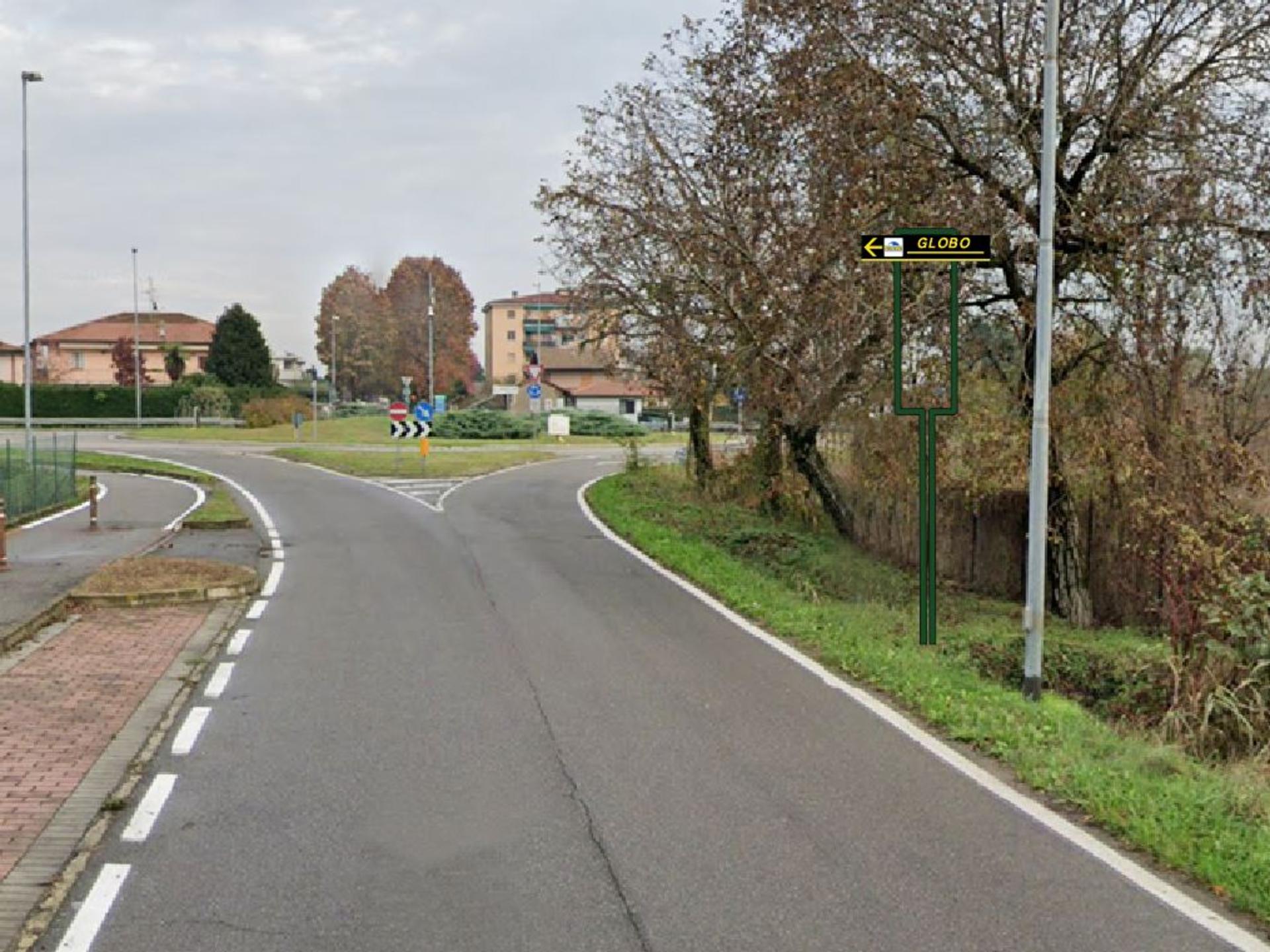 Impianto a VIA per Inzago rotatoria con S.P. 104  Cassano d'Adda