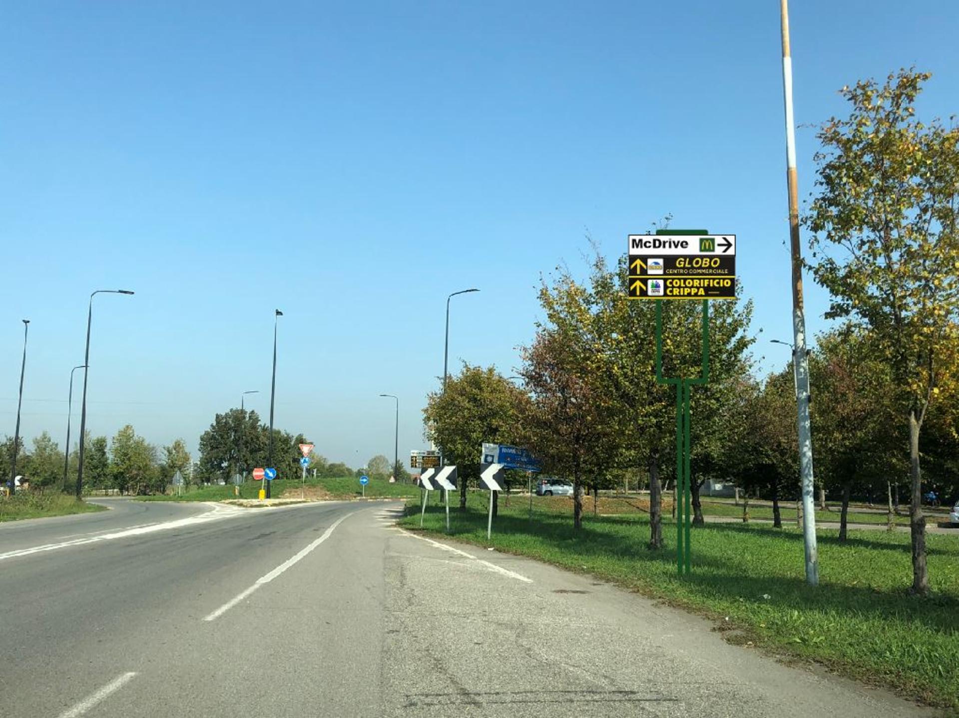 Impianto a S.P. 104 Km. 4+480/dx  Cassano d'Adda