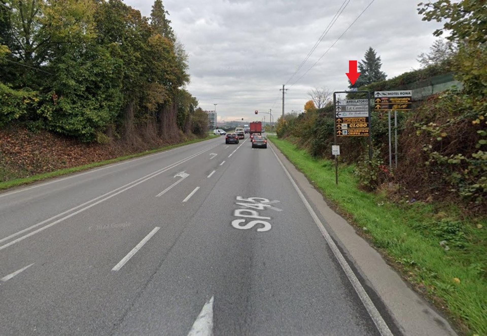 Impianto FRECCE / PREINSEGNE a Vimercate, in zona Esso
