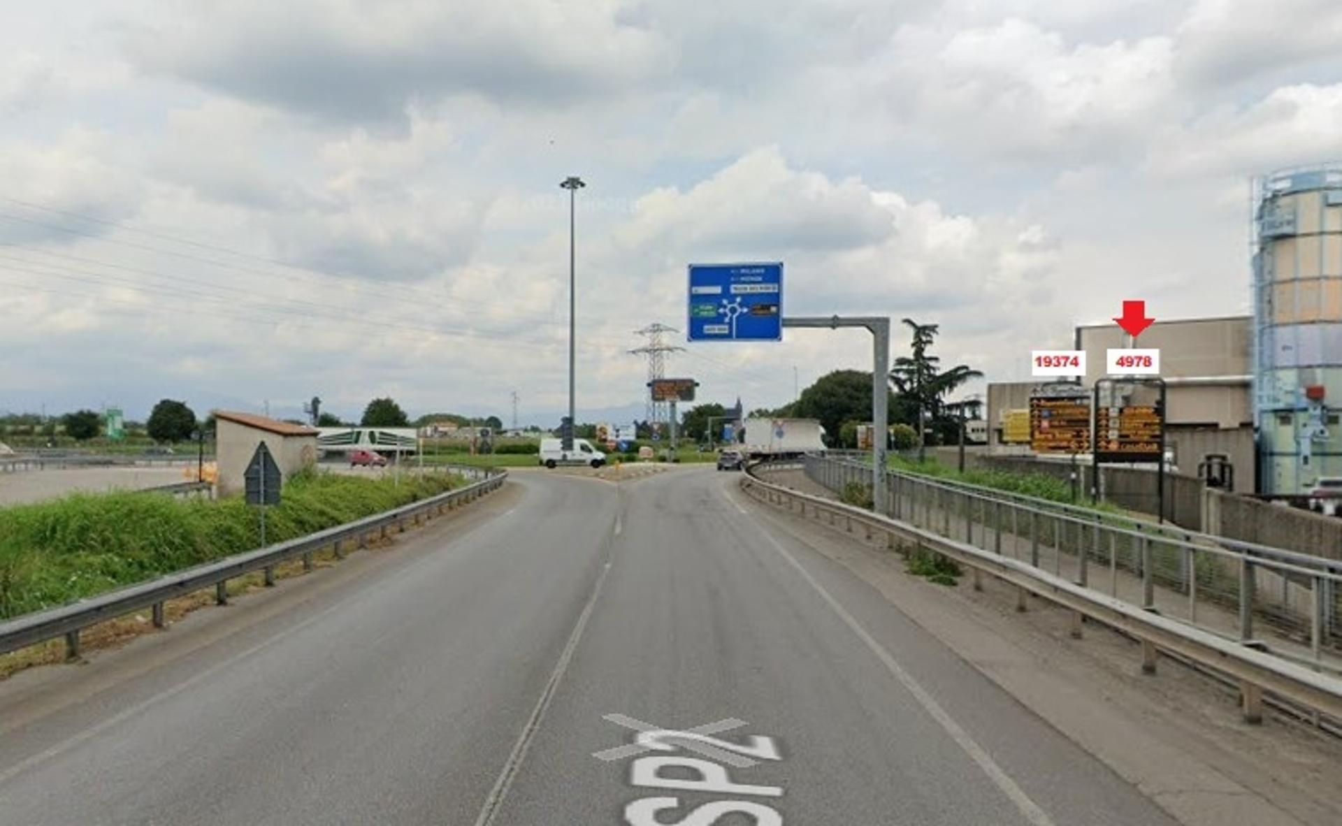 Impianto a S.P. 2 Km. 18+600/sx  Trezzo sull'Adda