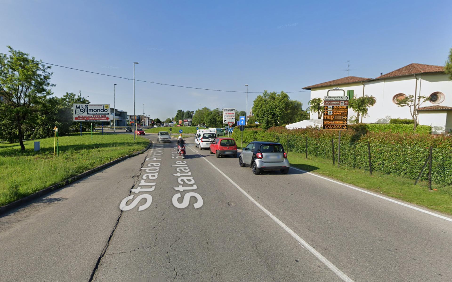 Impianto a S.S. 525 Km. 8+530/dx  Osio Sotto