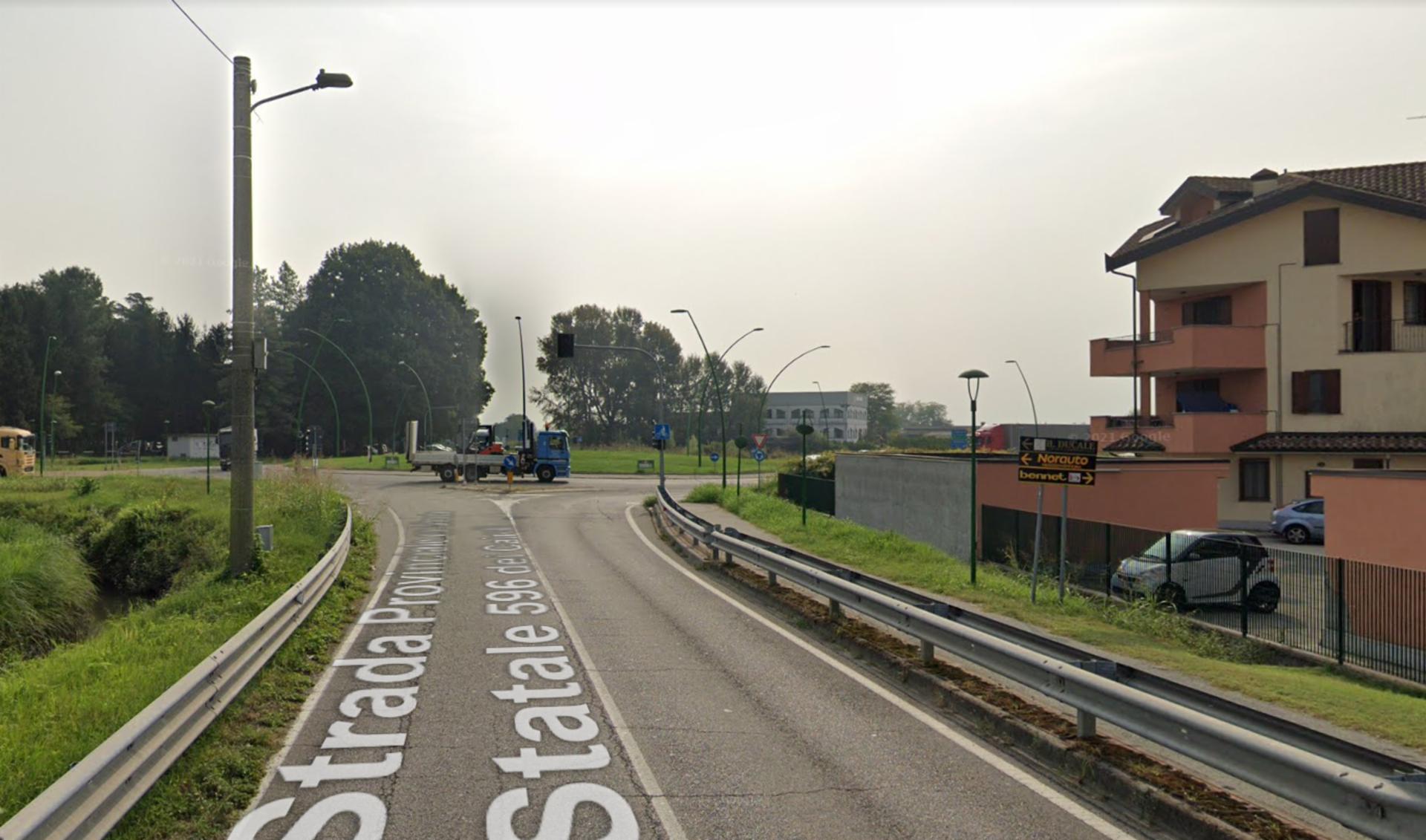 Impianto a STRADA Pavese angolo S.S. 494  Mortara