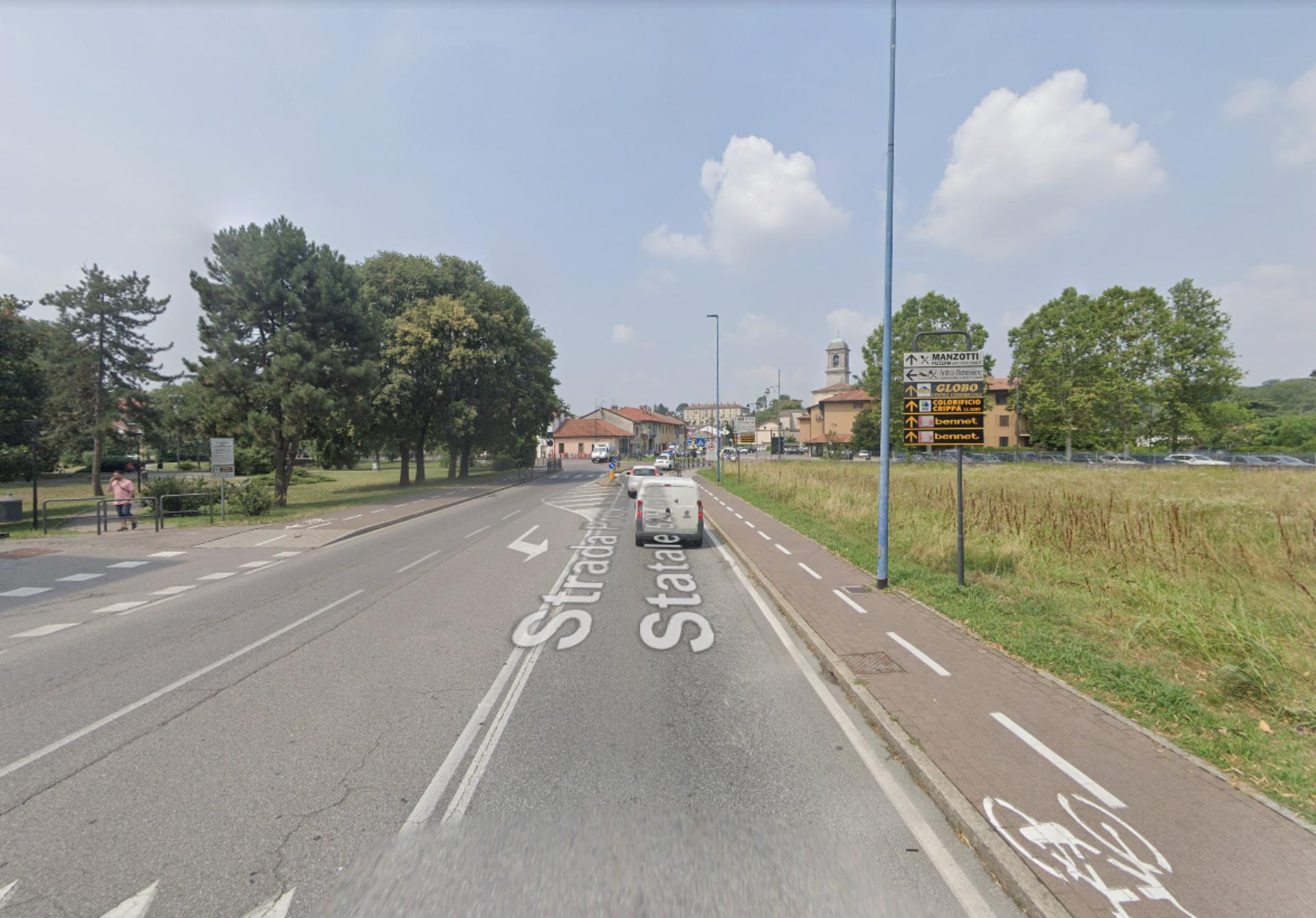 Impianto a S.S. 525 Via Bergamo dir. Vaprio d'Adda  Canonica d'Adda