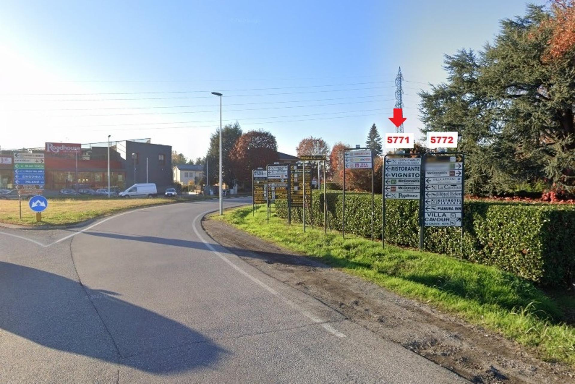Impianto a S.P. 170 Rotonda Autostrada angolo S.P. 183  Capriate San Gervasio