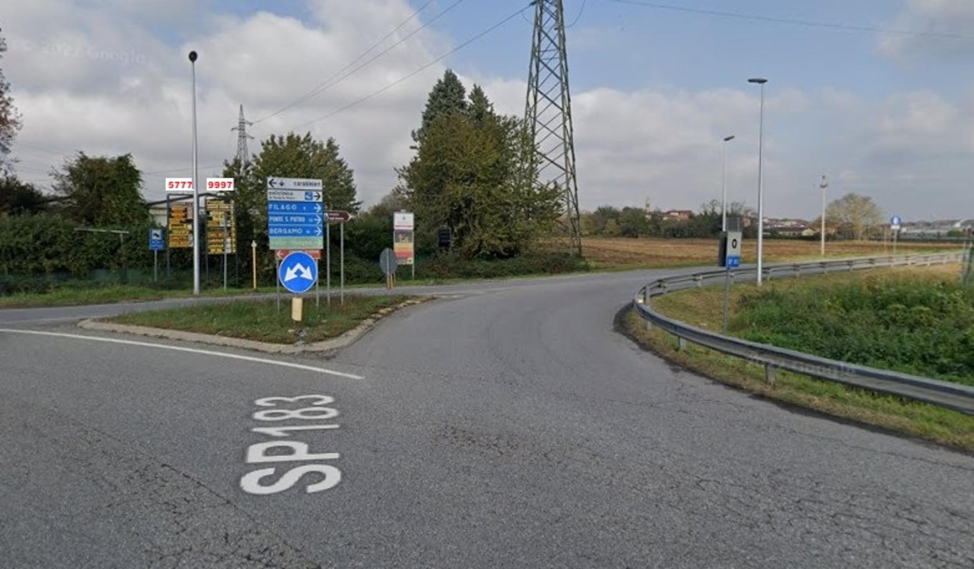 Impianto a Rotonda S.P. 170 angolo S.P. 183  Capriate San Gervasio