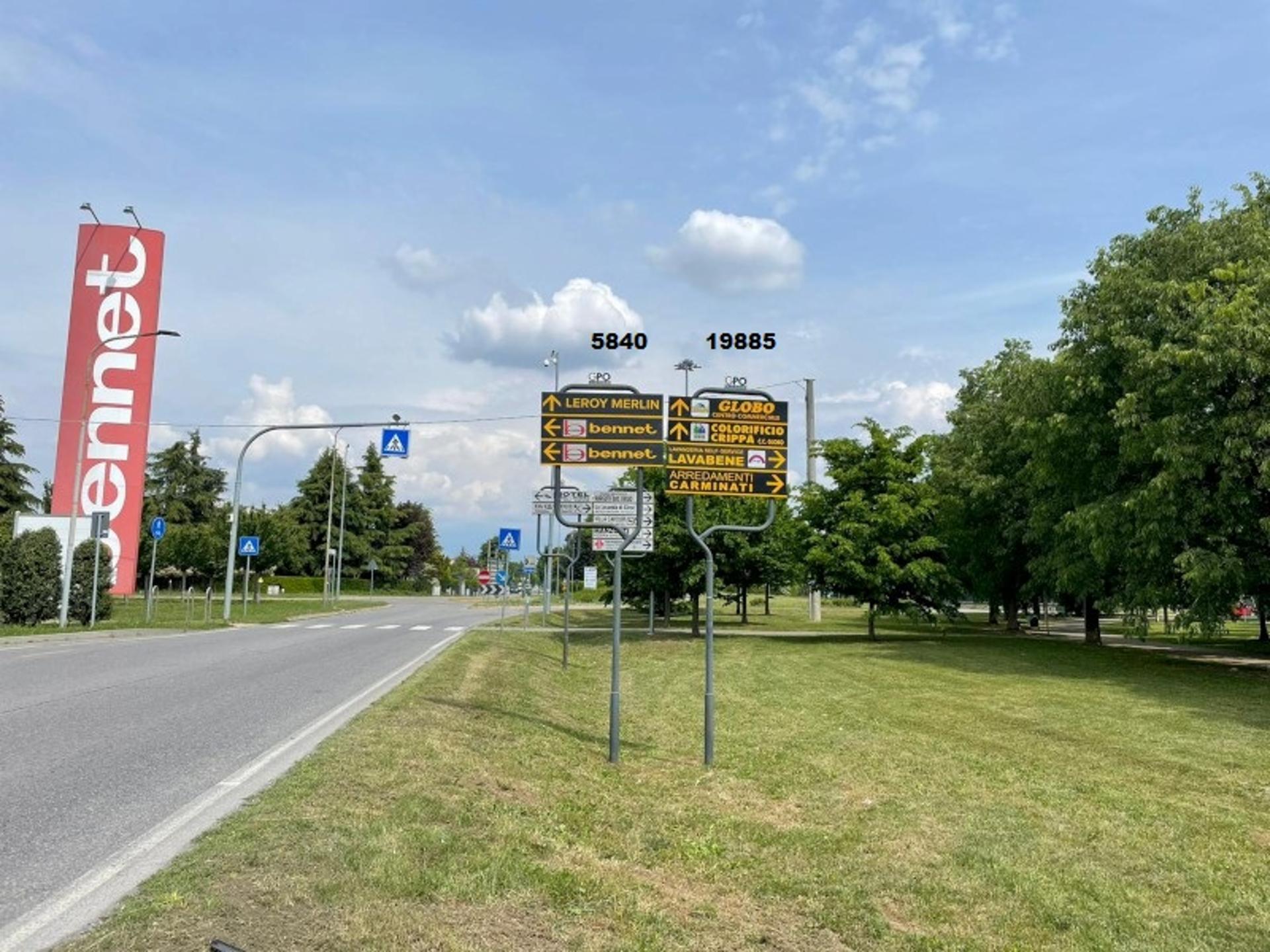 Impianto a S.P. 104 Km. 9+180/dx  Vaprio d'Adda