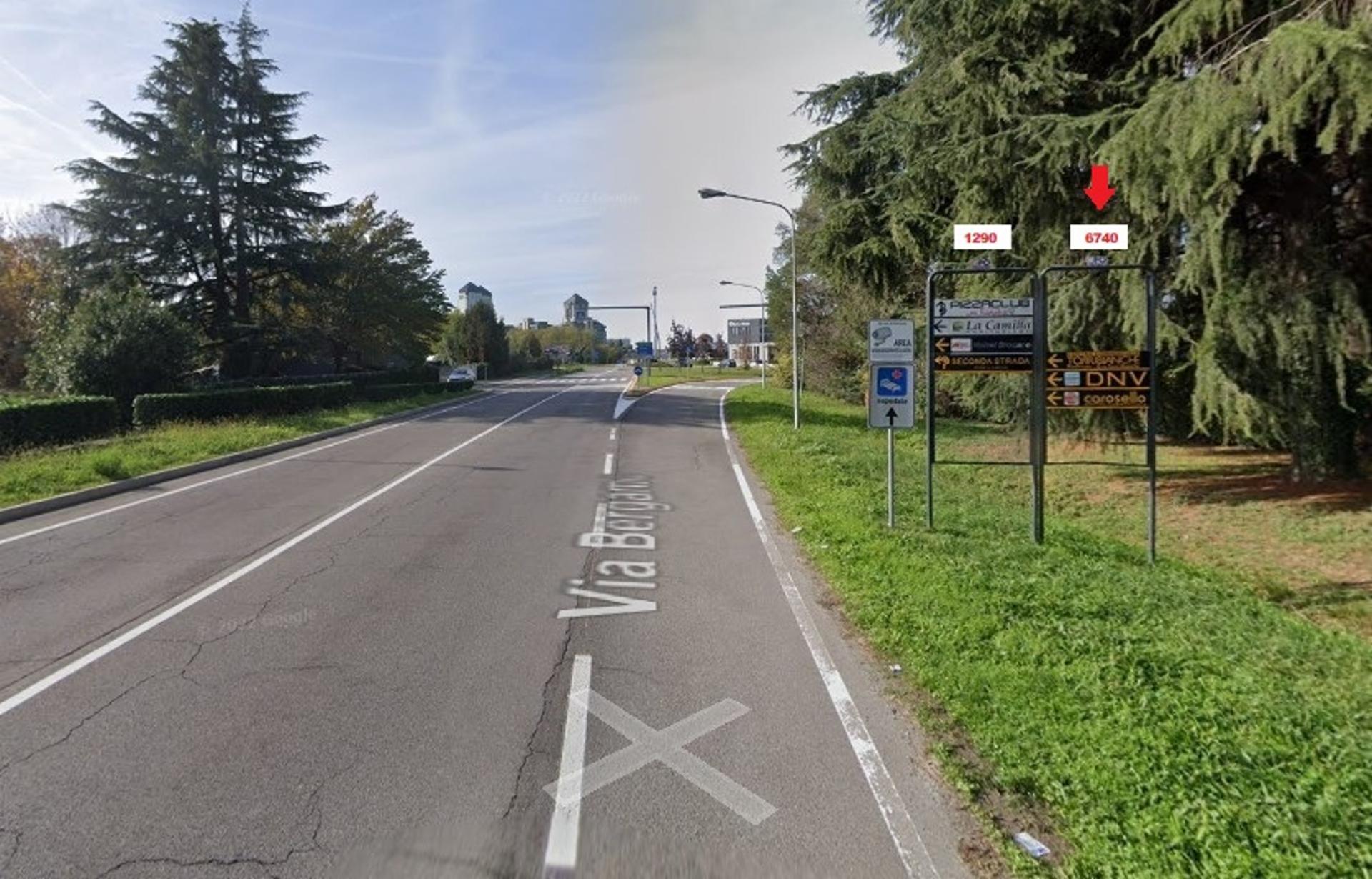 Impianto FRECCE / PREINSEGNE a Vimercate, in zona Seconda Strada