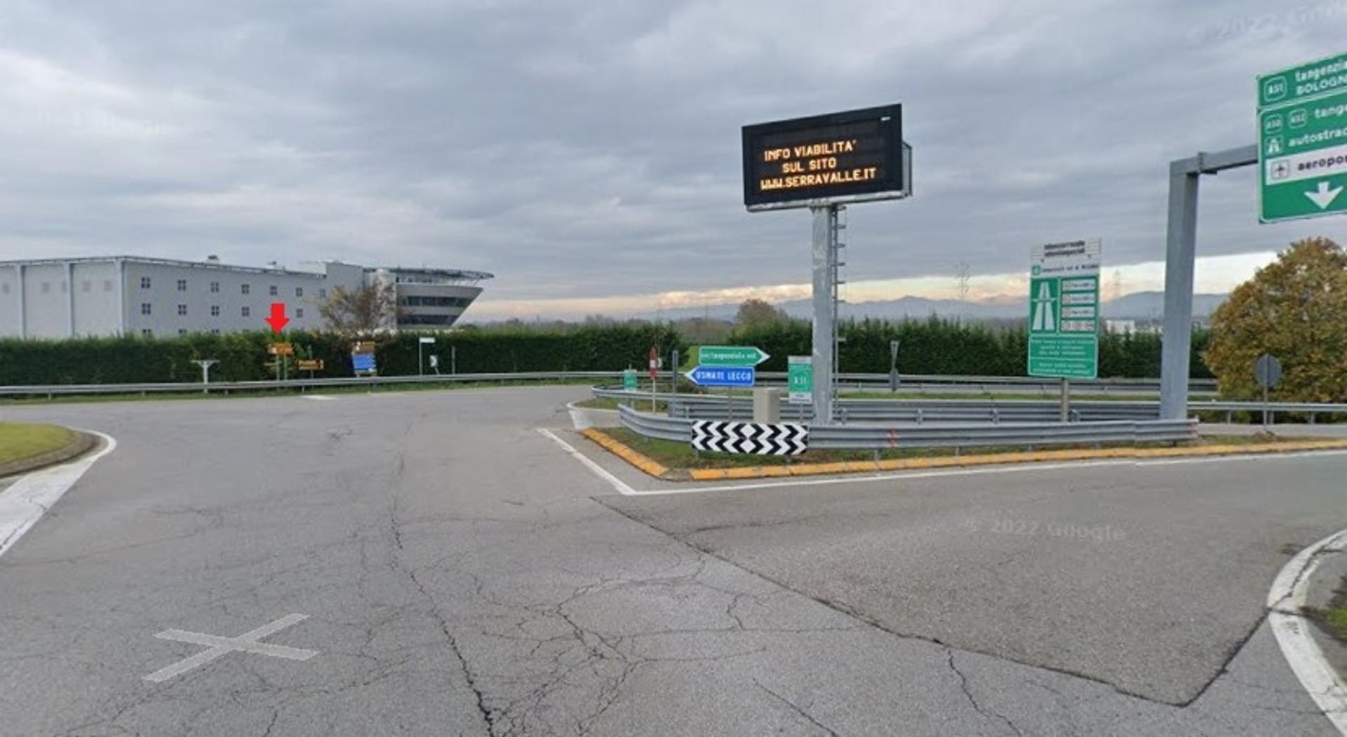 Impianto FRECCE / PREINSEGNE a Vimercate, in zona Agip