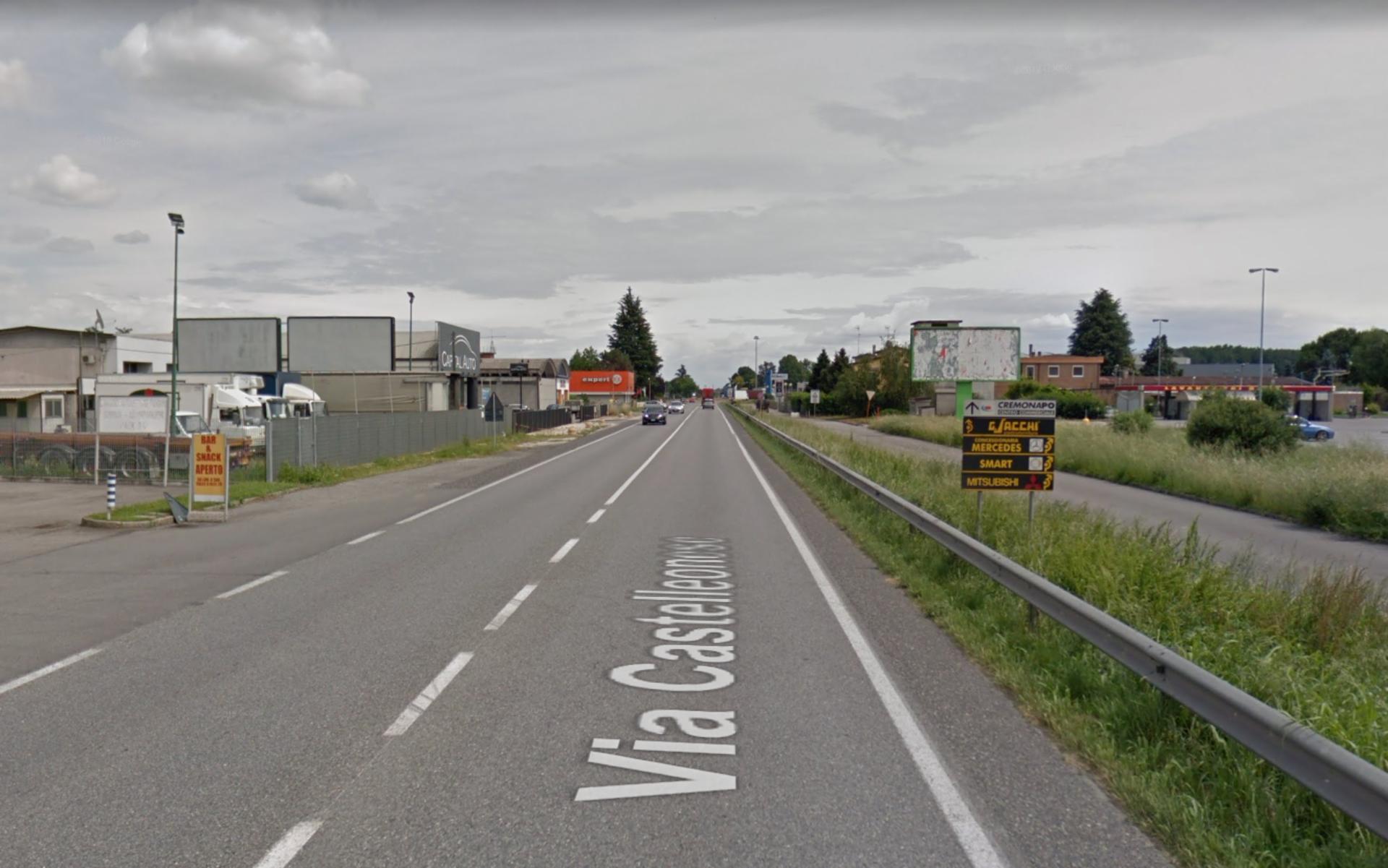 Impianto a S.S. 415 Km. 68+350/dx  Castelverde