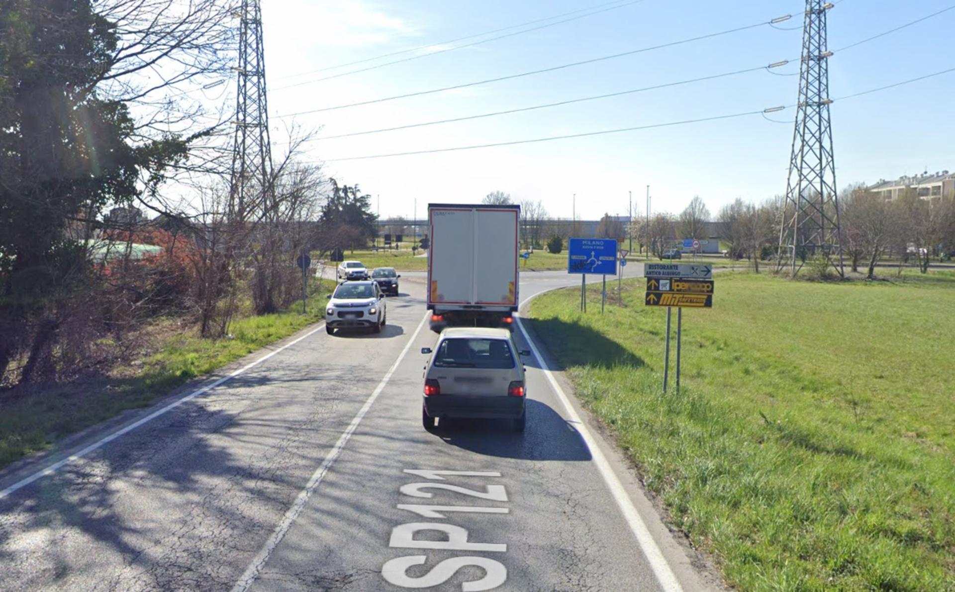 Impianto a S.P. 121 Km. 0+416/sx (angolo Via Dante)  Pioltello