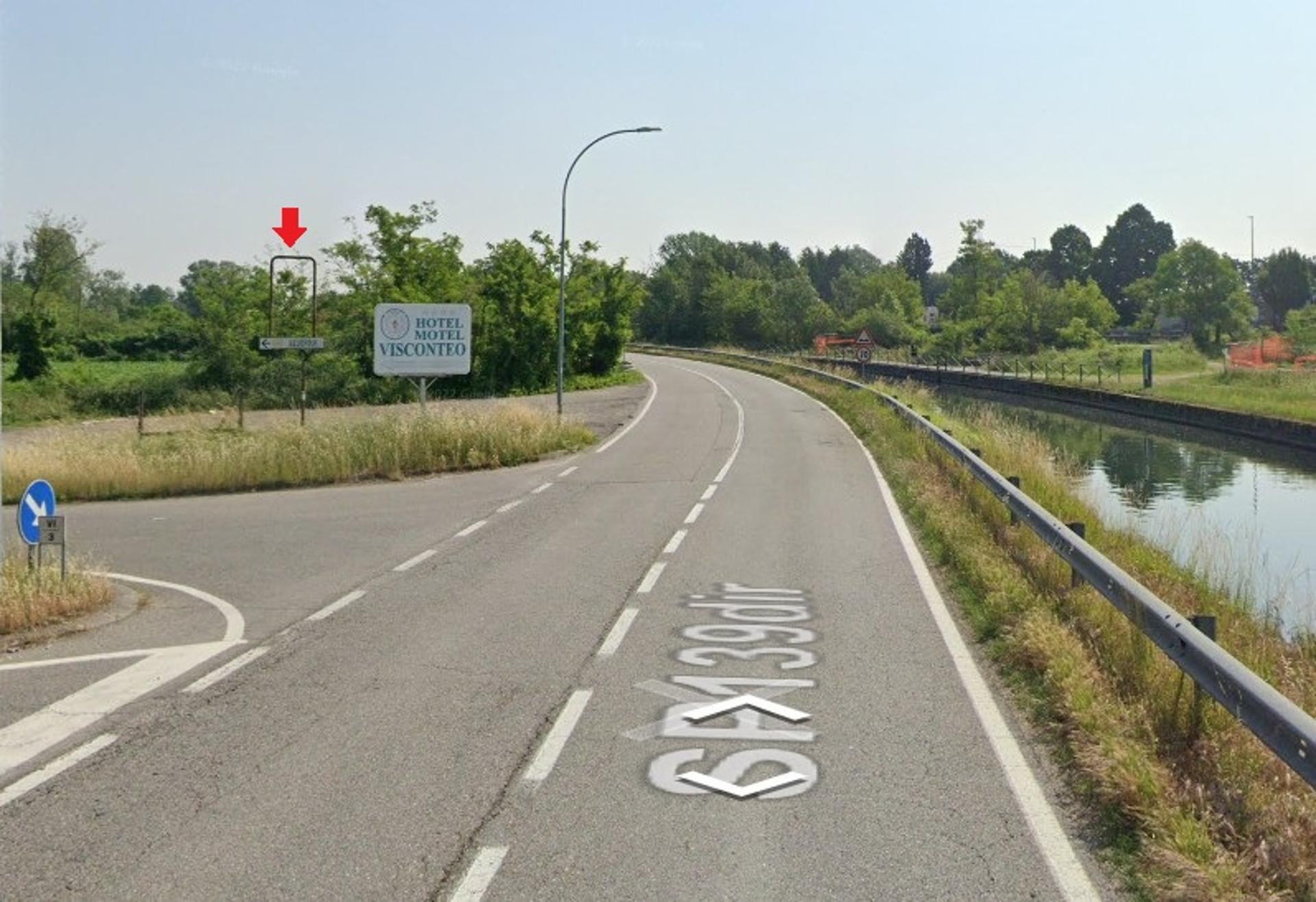 Impianto FRECCE / PREINSEGNE a Binasco, in zona McDonald's