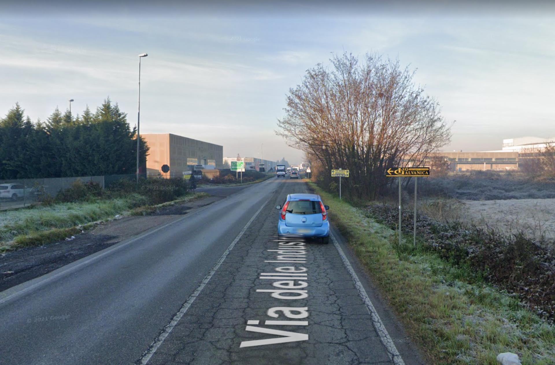 Impianto a S.P. 245 Km. 2+150/sx (Via delle Industrie angolo Via Rio Vallone)  Cambiago