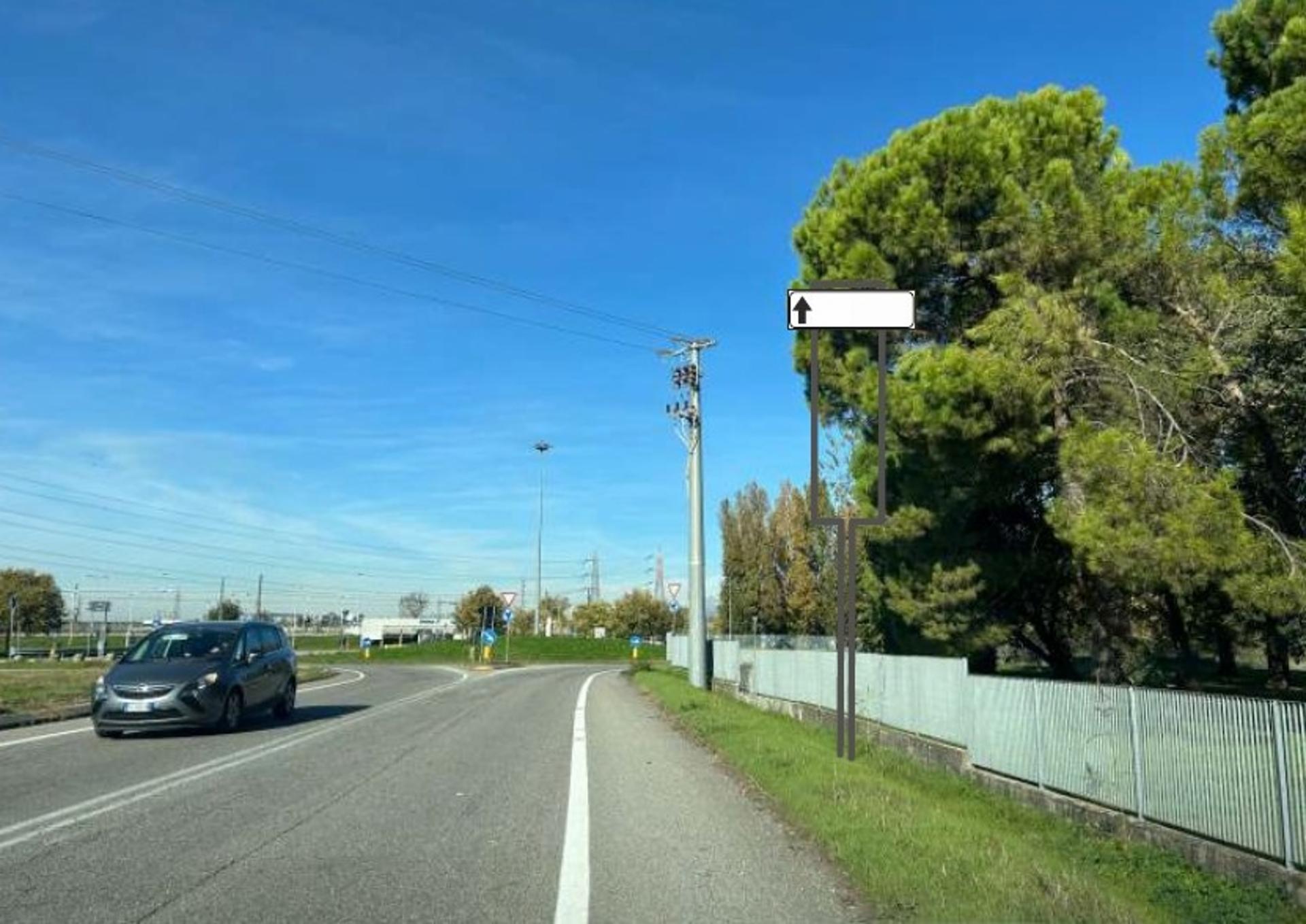 Impianto a S.P. ex S.S. 42 Var1 Km. 0+630/dx  Arcene