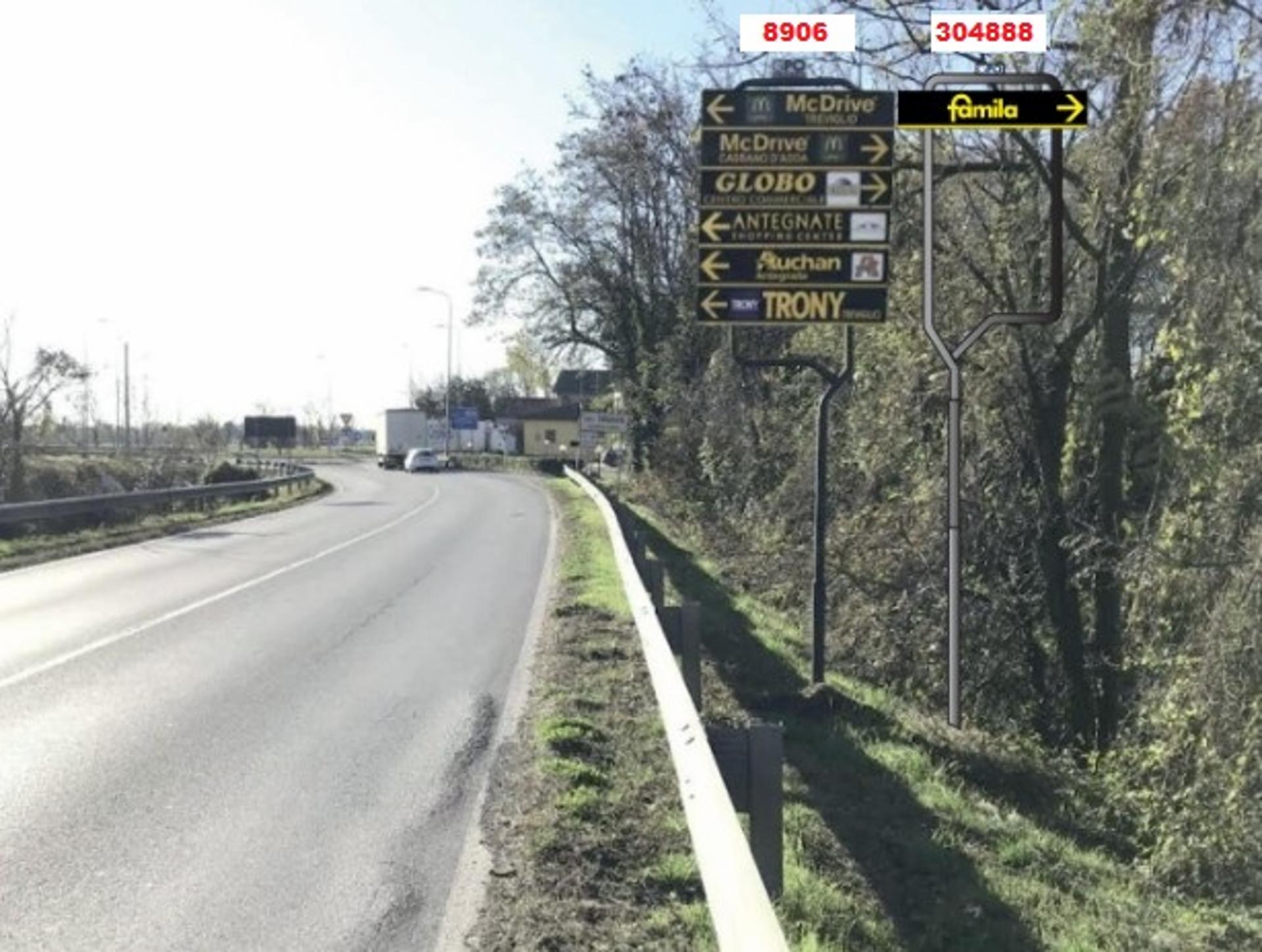 Impianto a S.P. 4 B Km. 0+125/sx  Cassano d'Adda