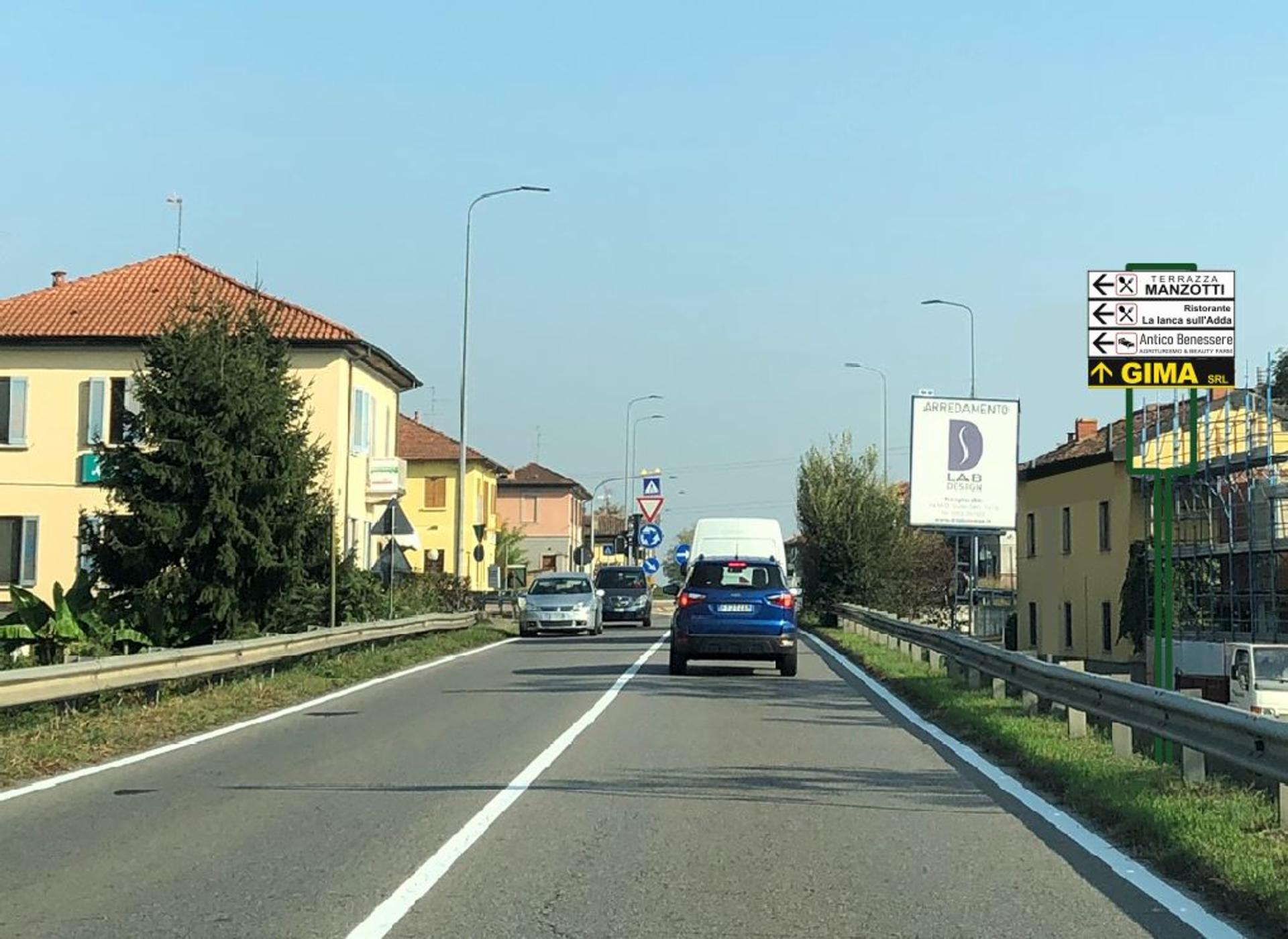 Impianto a S.P. 11 Km. 174+640/dx  Cassano d'Adda