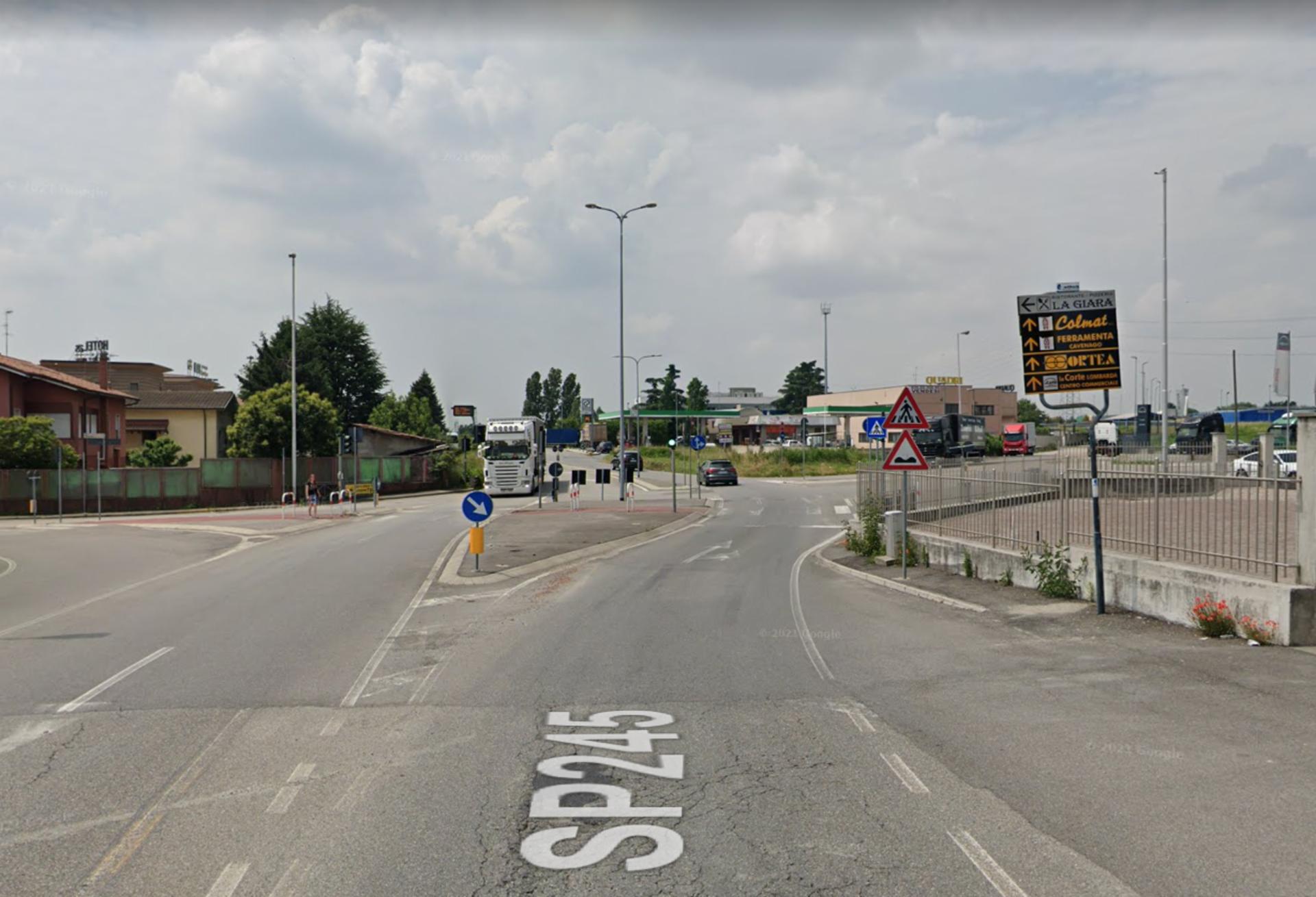 Impianto a S.P. 245 Km. 0+050/sx  Cambiago