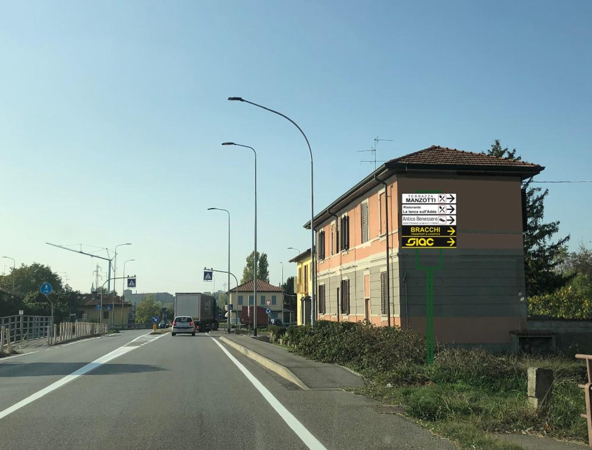 Impianto a S.P. 11 Km. 174+831/sx  Cassano d'Adda