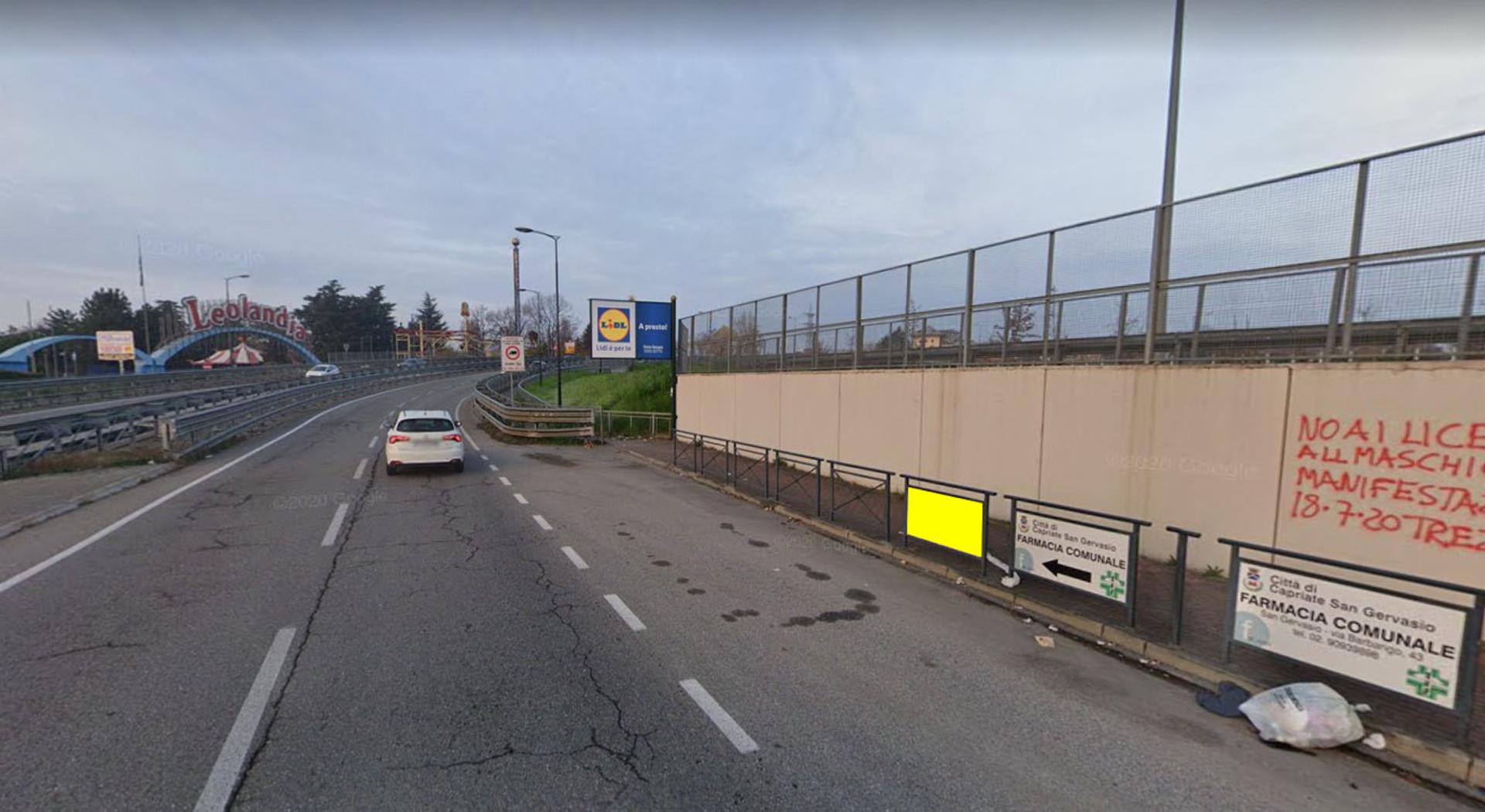 Impianto TRANSENNA a Capriate San Gervasio, in zona McDonald's