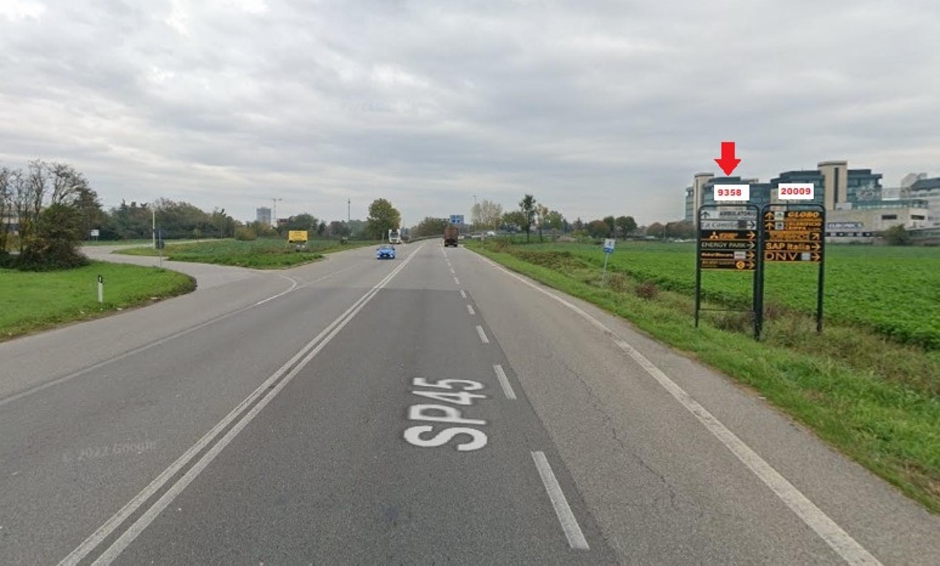 Impianto a S.P. 45 Km. 3+990/dx  Vimercate