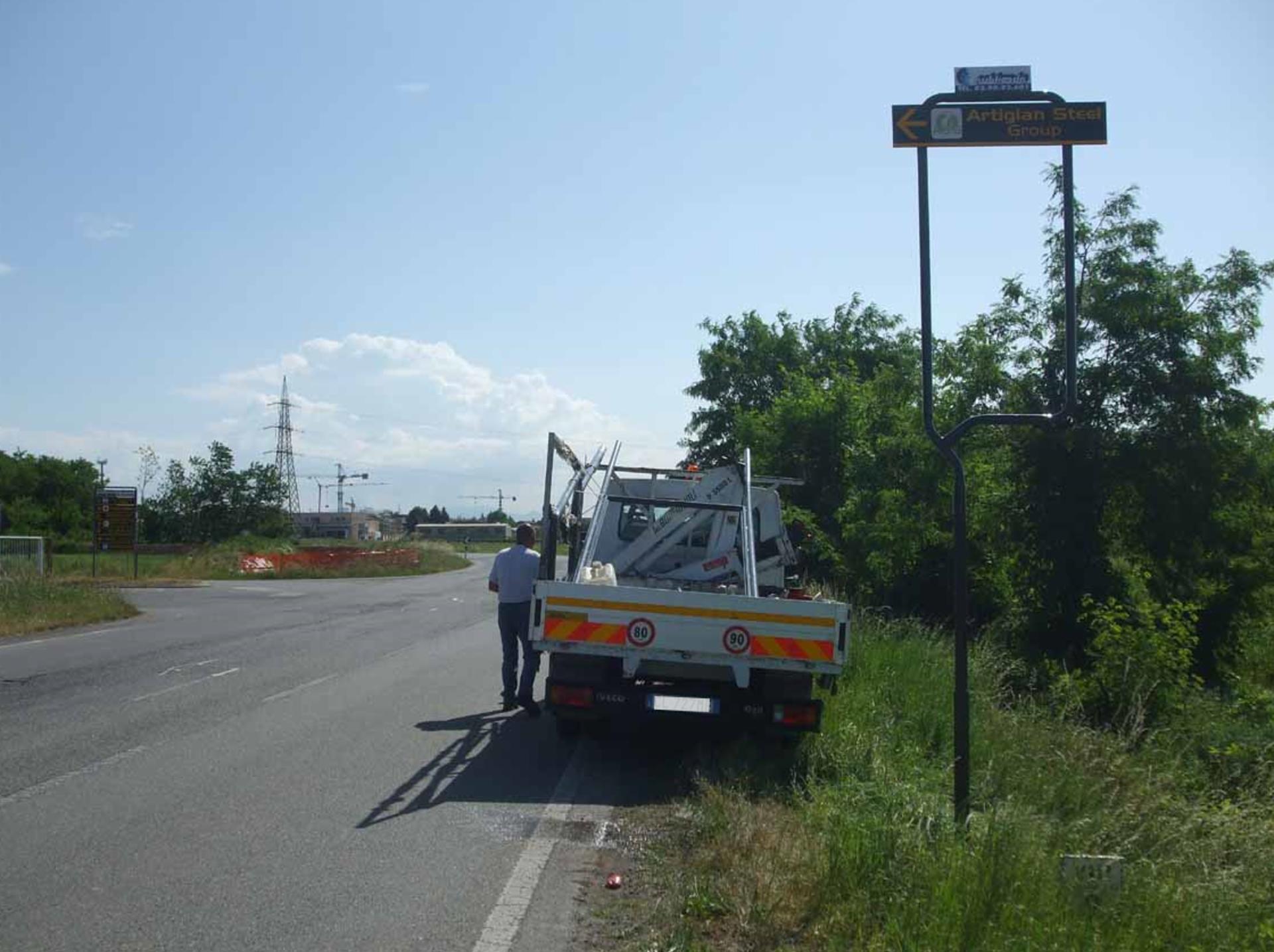 Impianto FRECCE / PREINSEGNE a Sulbiate, in zona BELLUSCO Via Bergamo