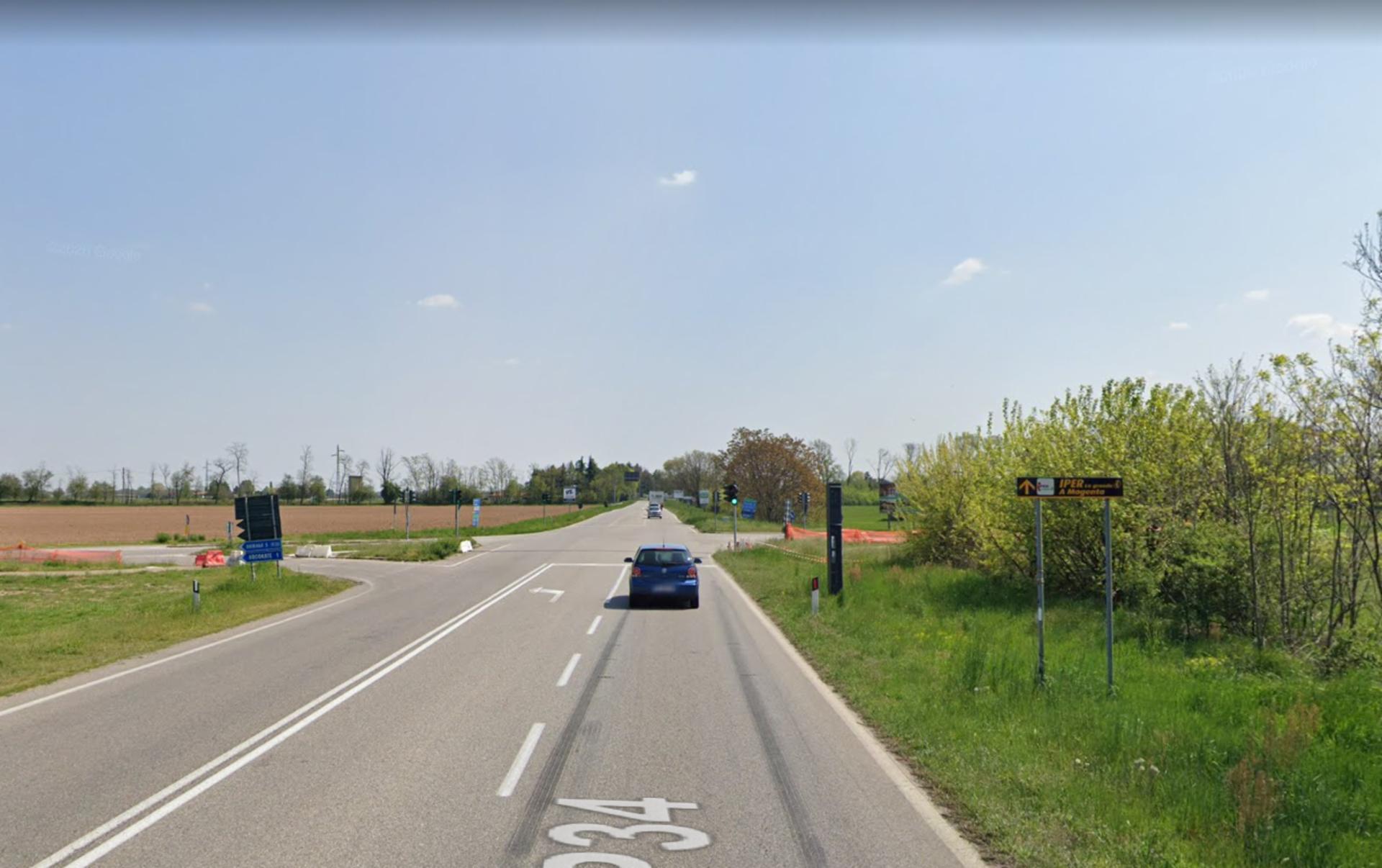 Impianto a S.P. 34 Km. 9+100/sx  Inveruno