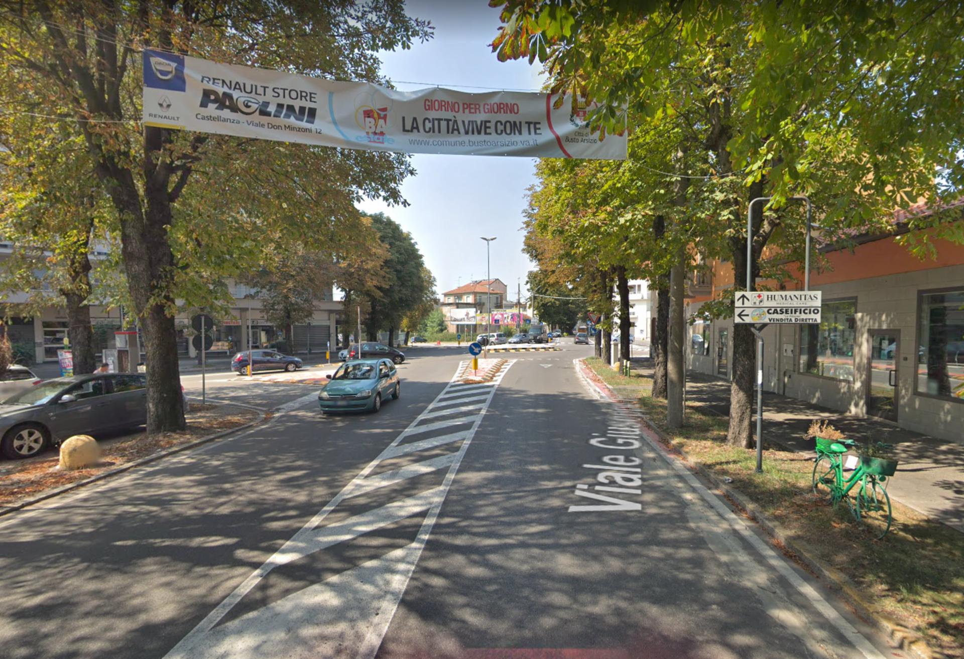 Impianto a VIALE Borri 45 mt prima via Tre Ponti  Busto Arsizio