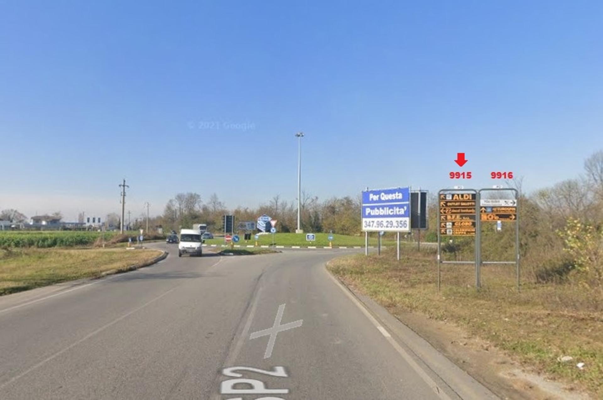 Impianto a S.P. 2 Km. 16+405/sx  Trezzo sull'Adda