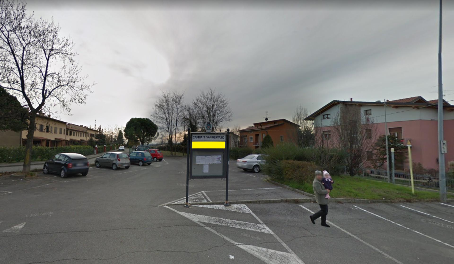 Impianto TABELLA a Capriate San Gervasio, in zona Santuario della Divina Maternità di Maria