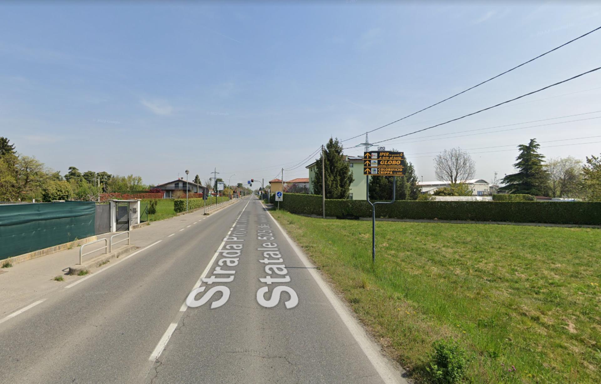 Impianto a S.S. 525 Km. 13+700/sx  Pontirolo Nuovo
