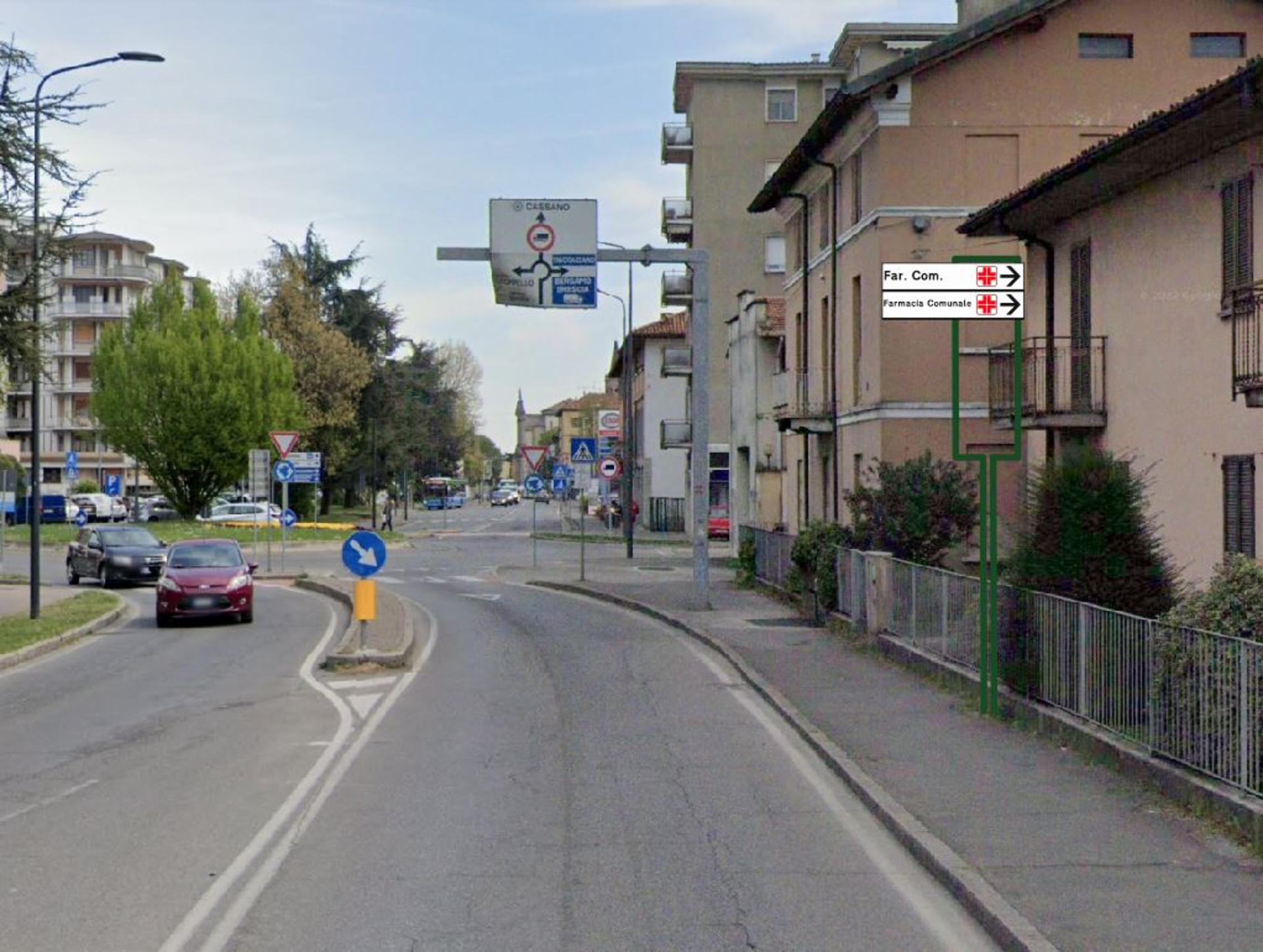 Impianto a VIA Milano rotonda Corso Europa  Cassano d'Adda