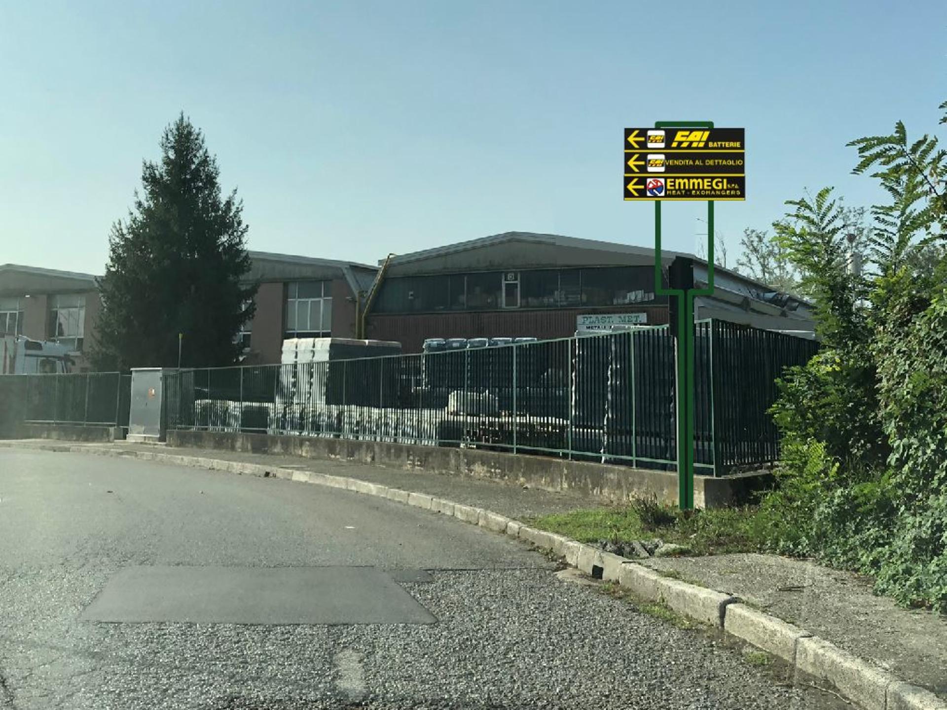 Impianto FRECCE / PREINSEGNE a Cassano d'Adda, in zona Lidl