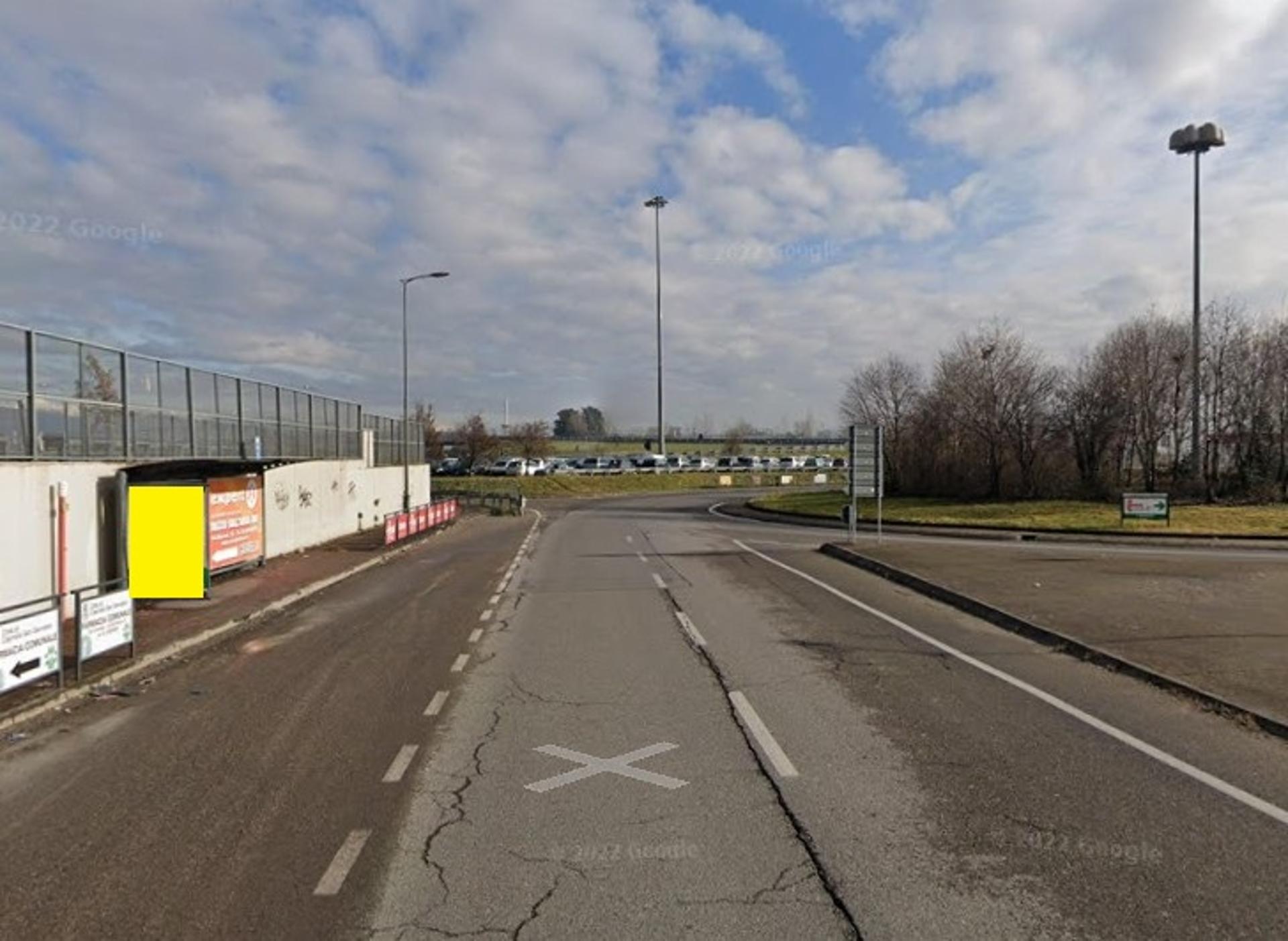 Impianto PENSILINA a Capriate San Gervasio, in zona McDonald's
