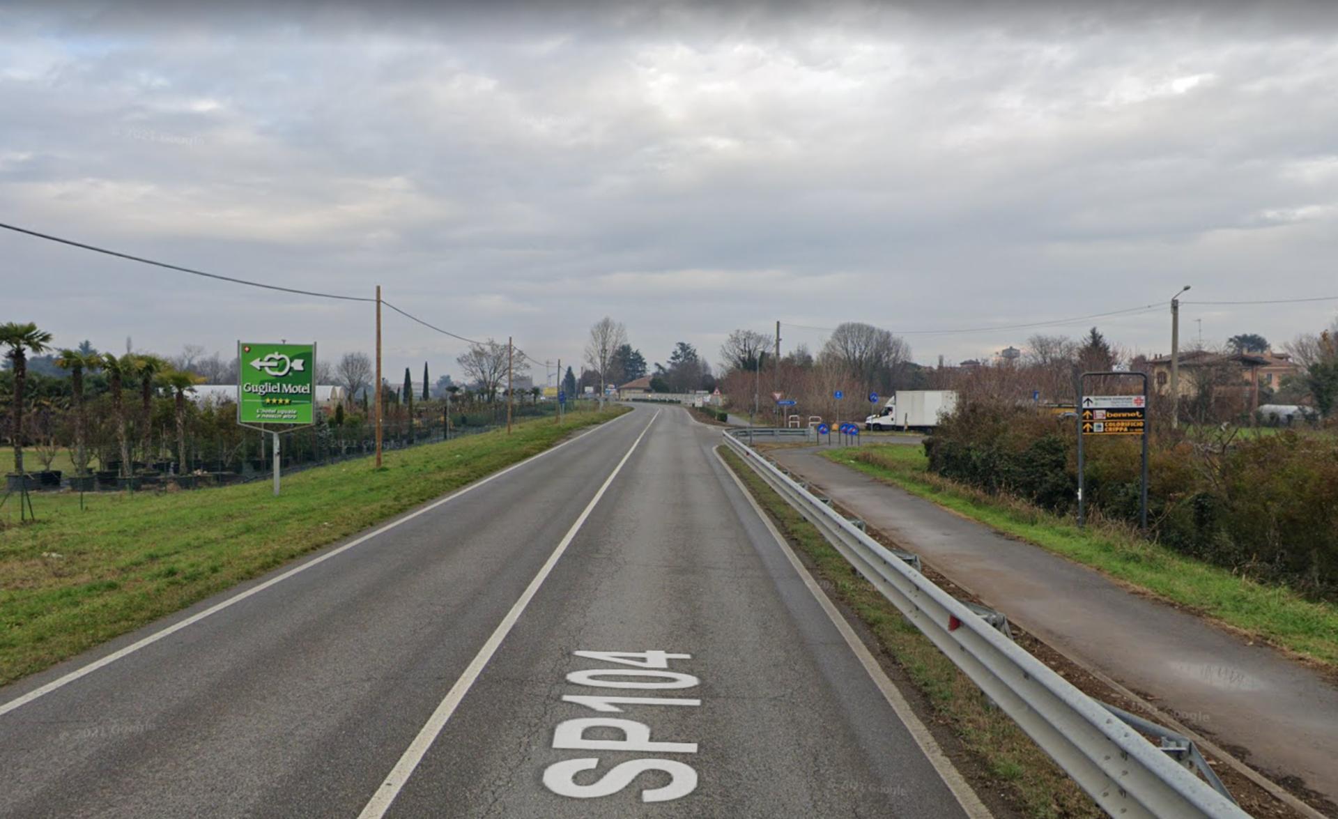 Impianto a S.P. 104 Km. 7+890/dx  Vaprio d'Adda