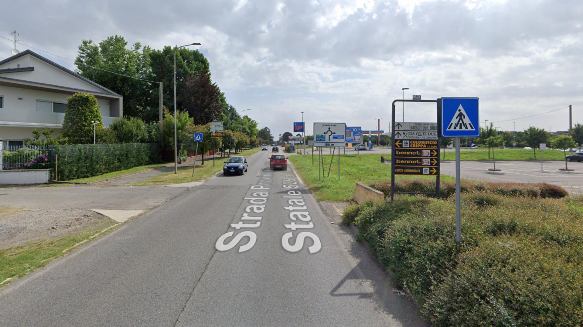 Impianto a S.S. 525 Km. 17+975/sx  Vaprio d'Adda