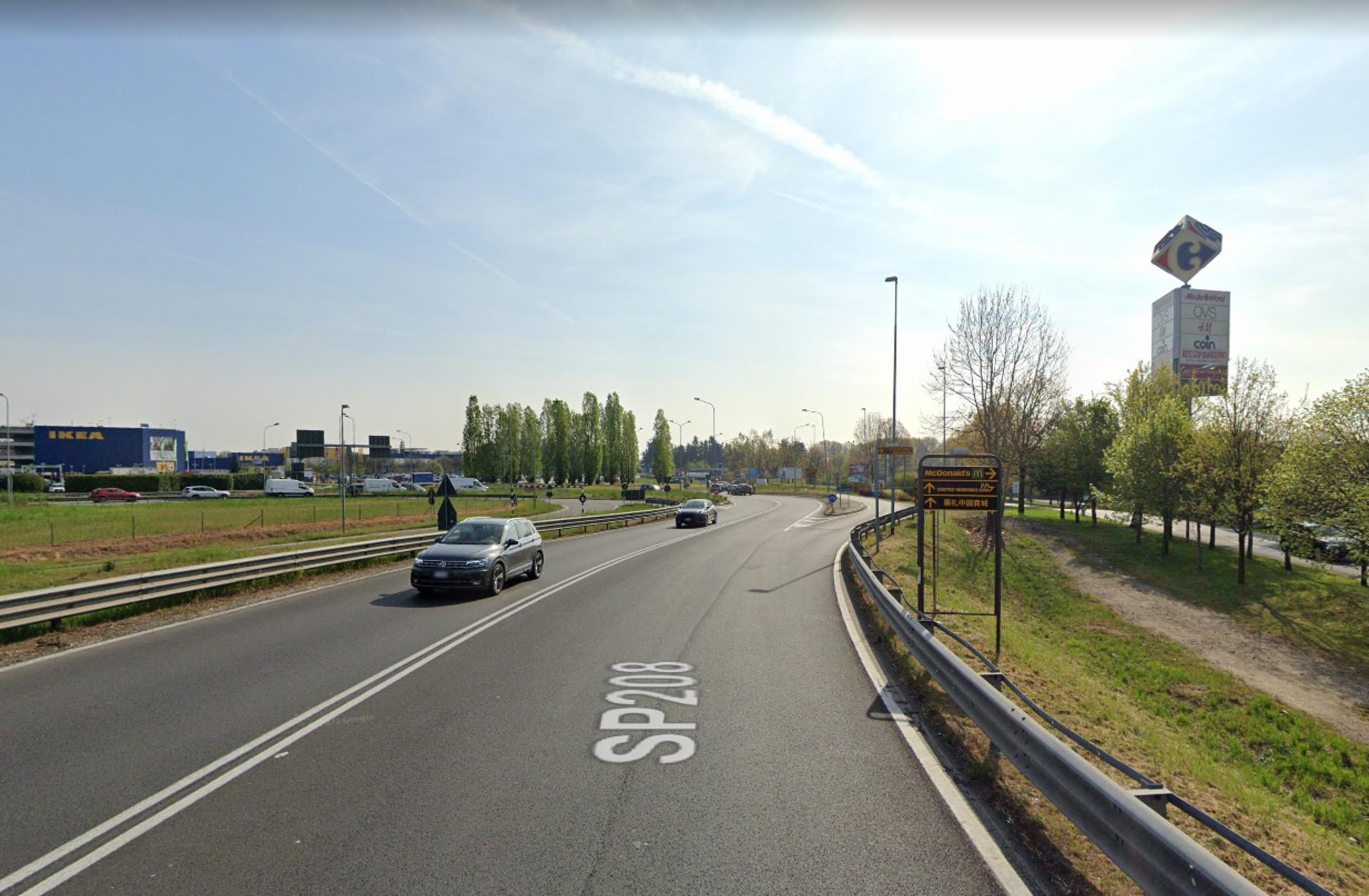 Impianto a S.P. 208 Km. 1+975/dx  Carugate