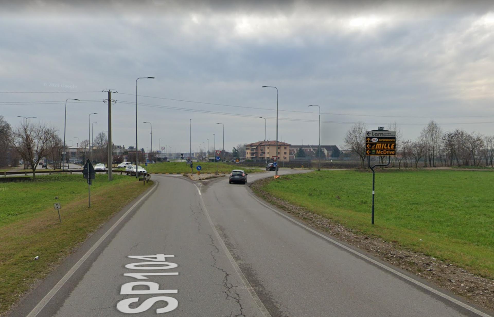 Impianto a S.P. 104 Km. 4+600/sx  Cassano d'Adda