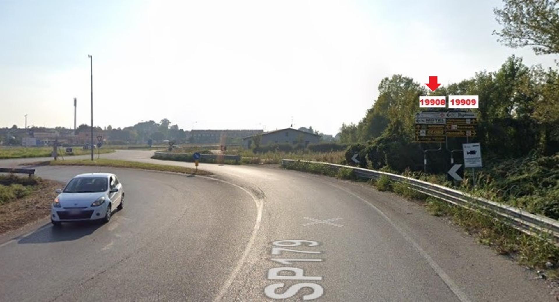 Impianto a S.P. 179 Km. 0+050/sx  Inzago