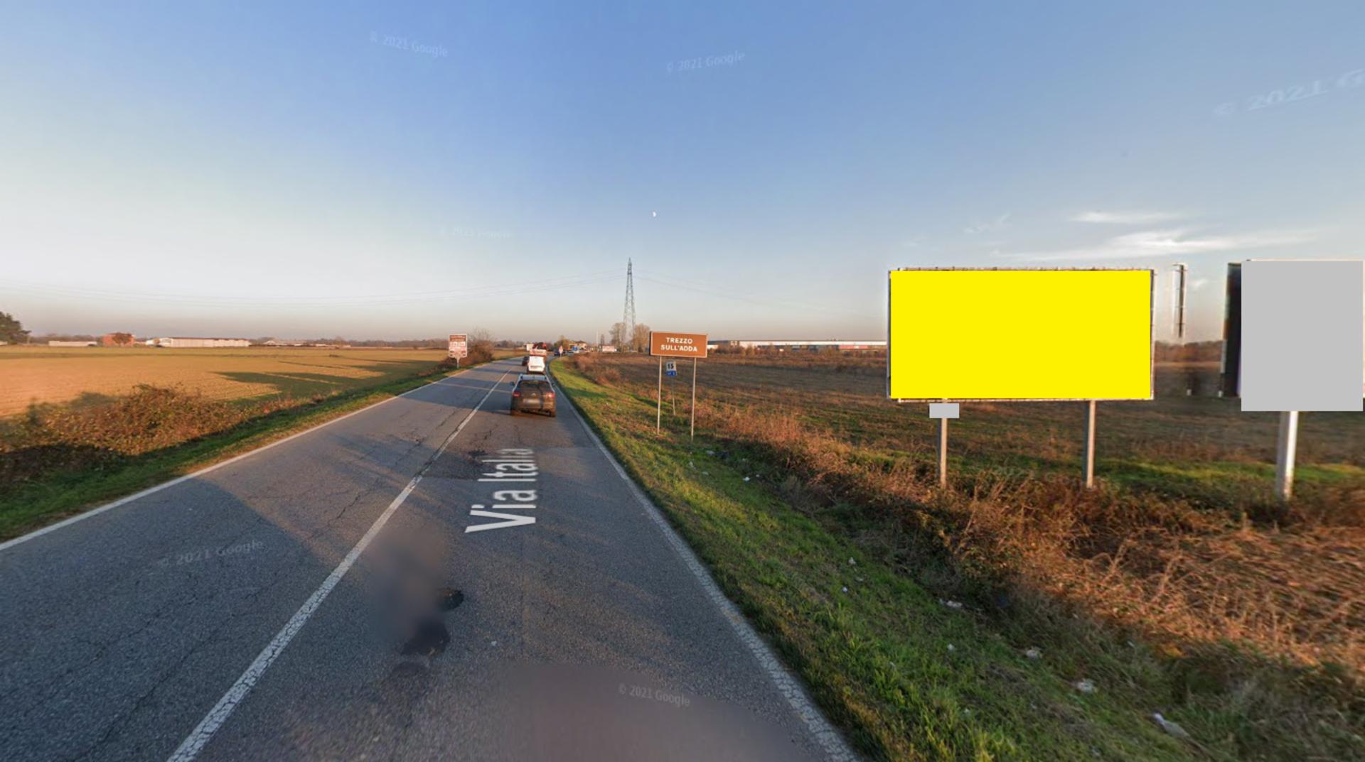 Impianto a S.P. 2 Km. 14+980/dx  (direzione Trezzo)  Trezzo sull'Adda