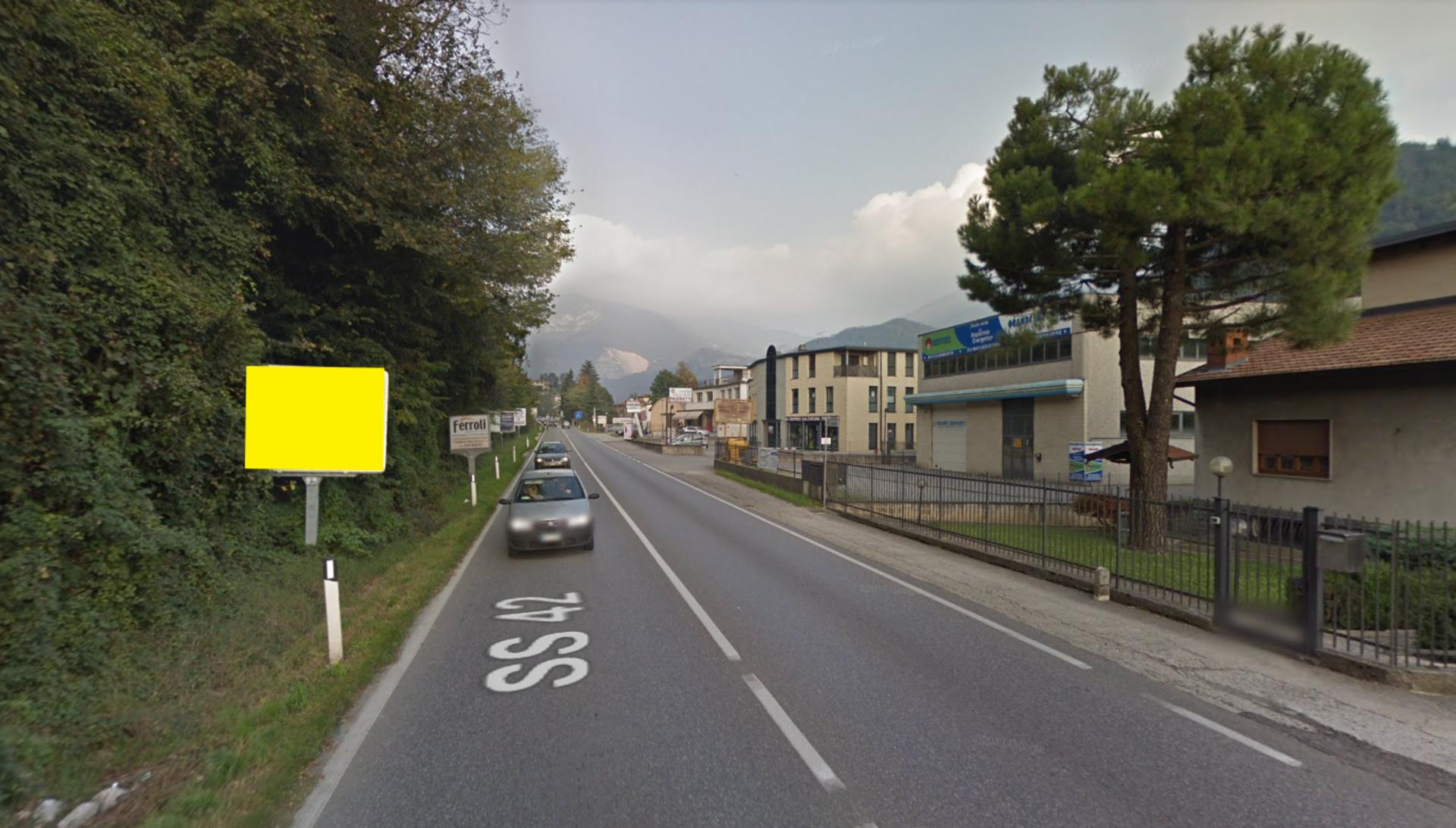 Impianto CARTELLONISTICA a Luzzana, in zona Piero Pizza