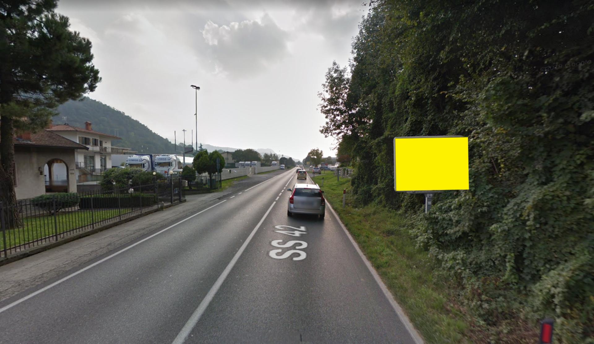 Impianto a S.S. 42 Km. 39+504/sx  Luzzana