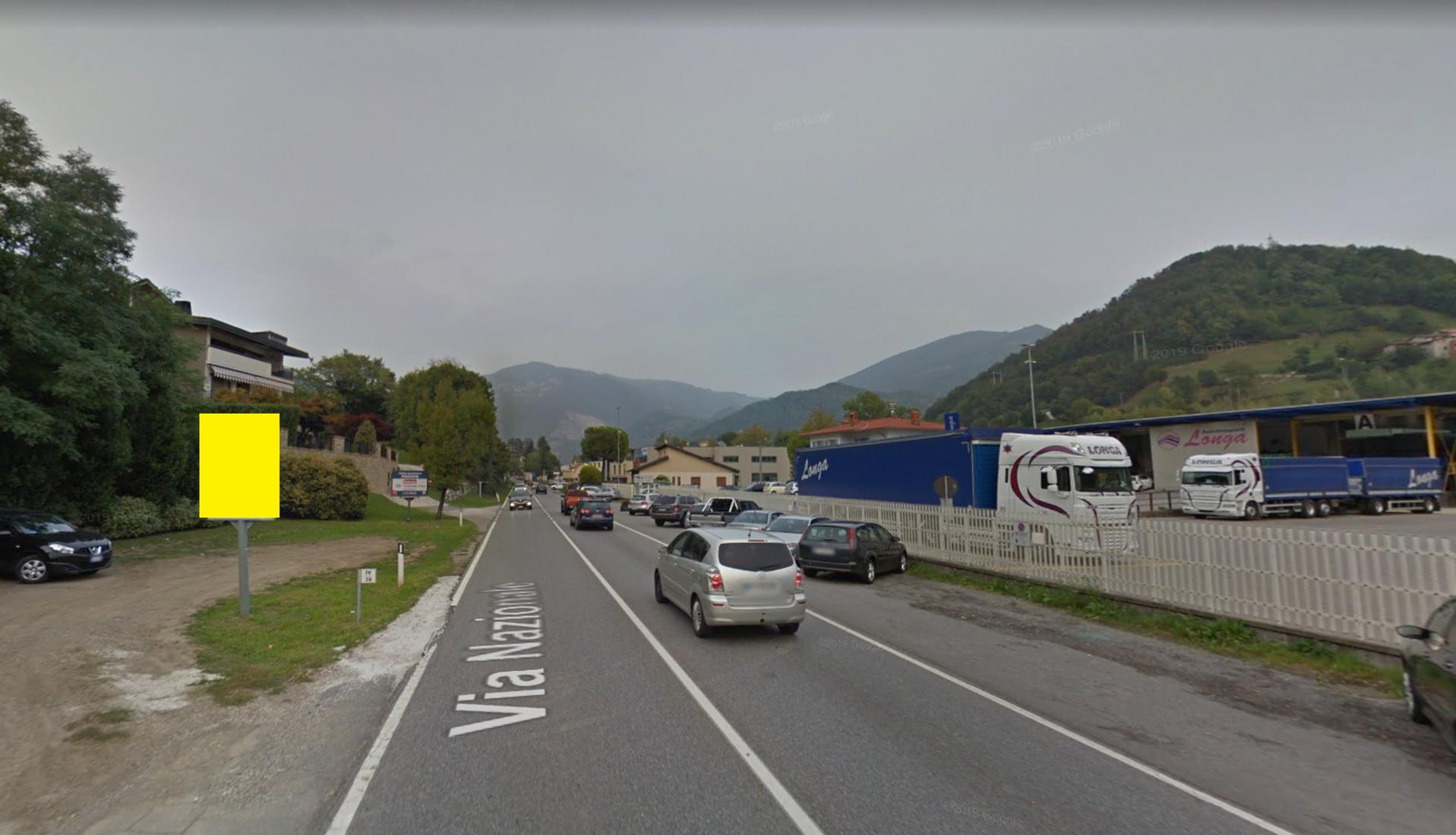 Impianto CARTELLONISTICA a Luzzana, in zona Piero Pizza