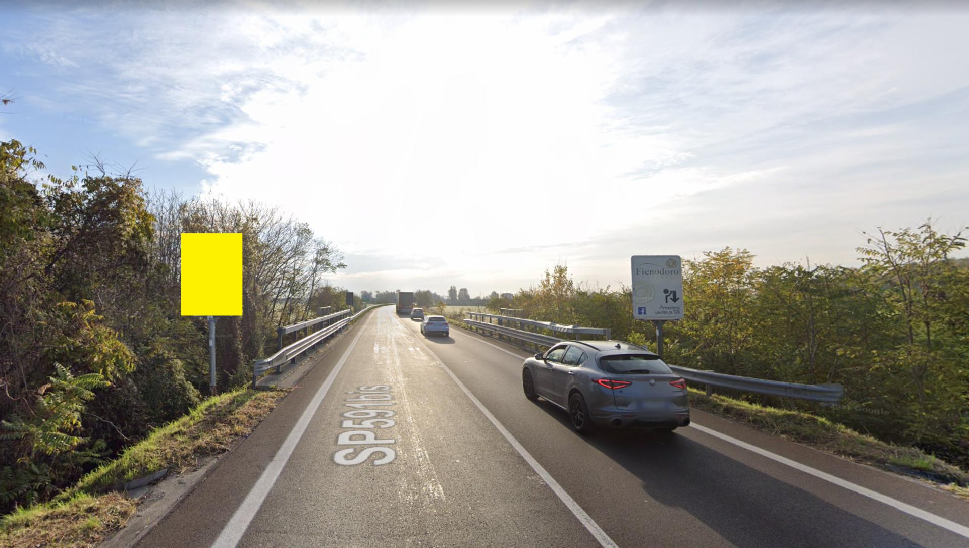 Impianto CARTELLONISTICA a Zanica, in zona Osteria Fienodoro