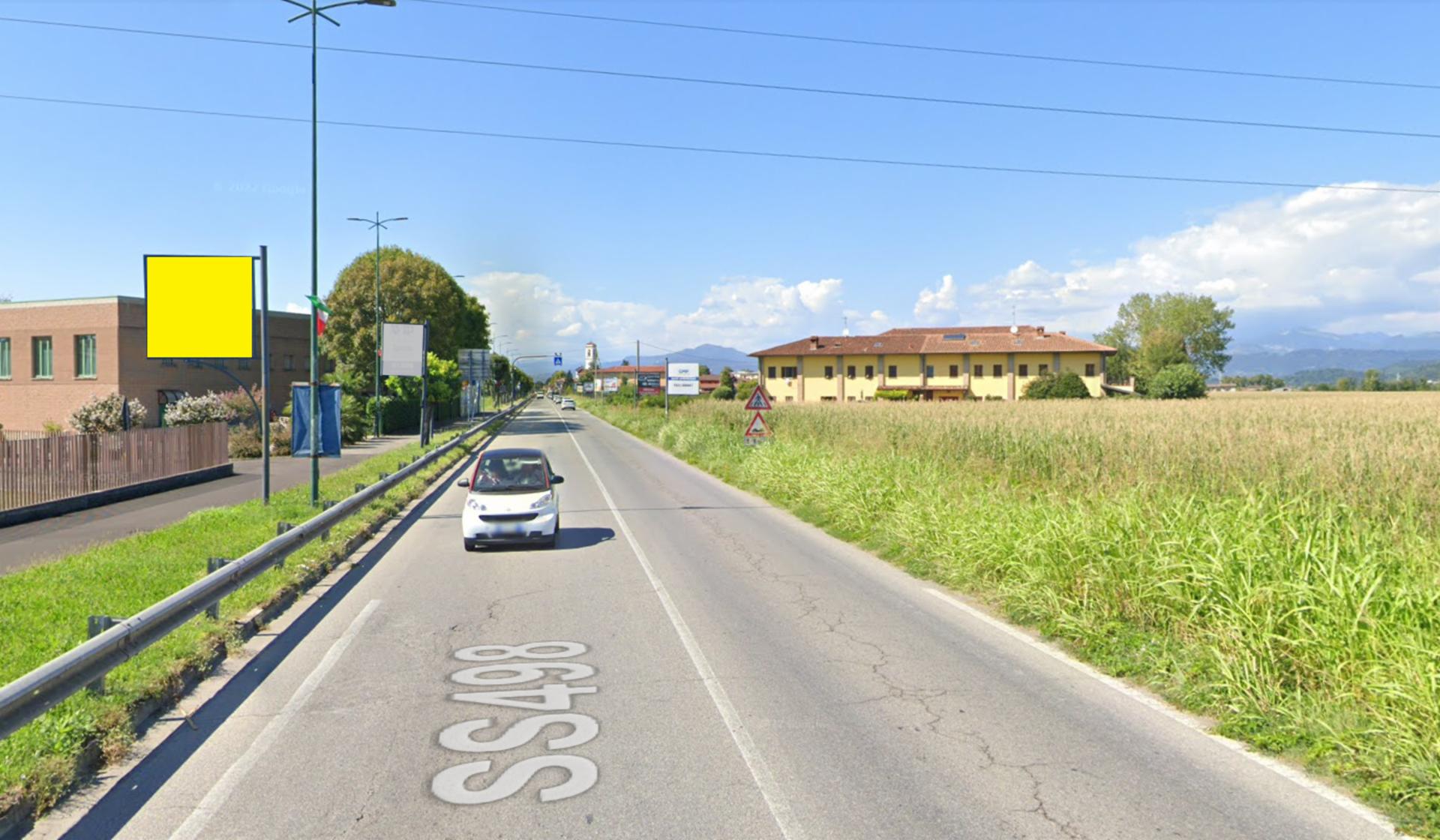 Impianto CARTELLONISTICA a Cavernago, in zona Scuola primaria Antonio Locatelli