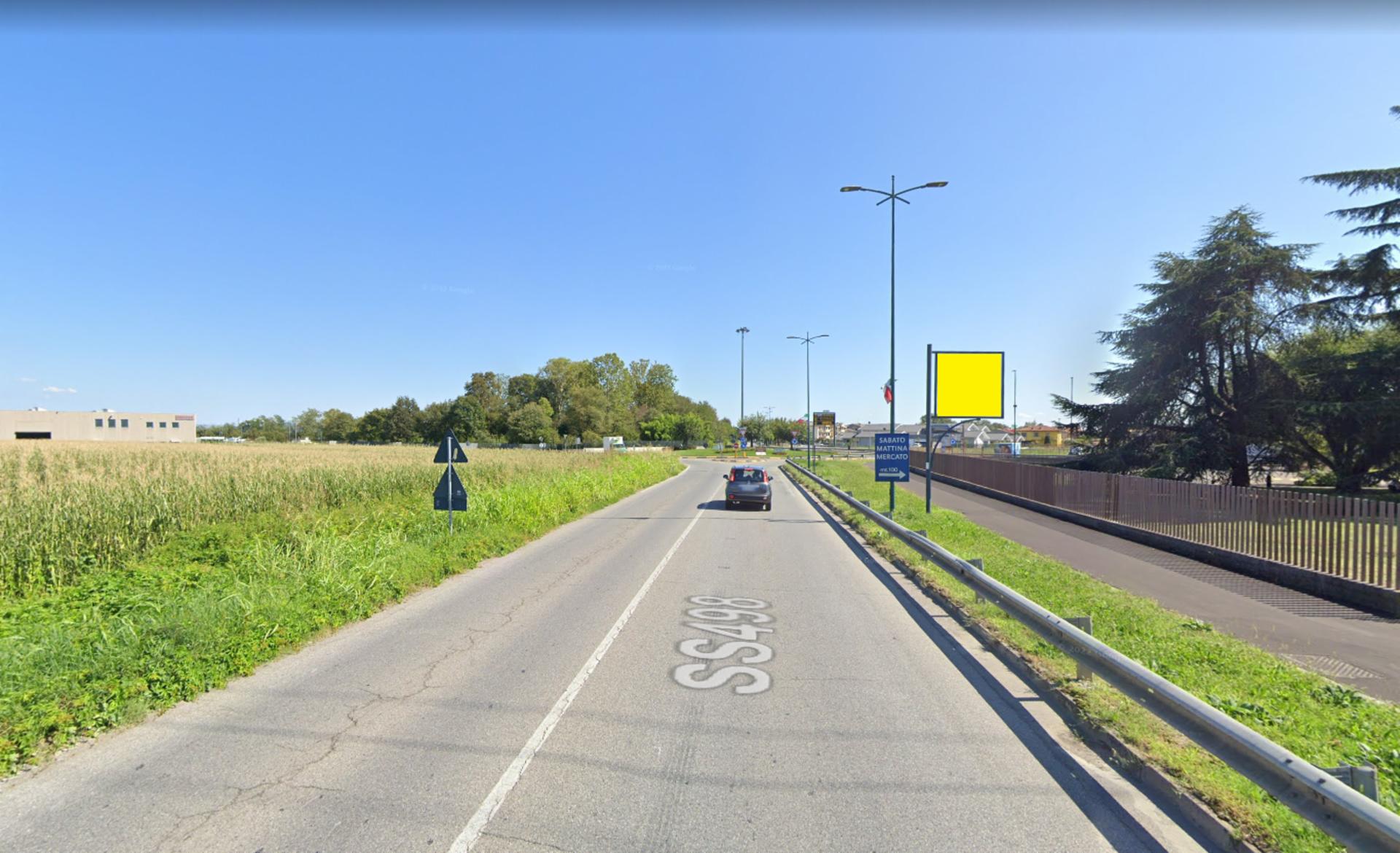 Impianto CARTELLONISTICA a Cavernago, in zona Scuola primaria Antonio Locatelli
