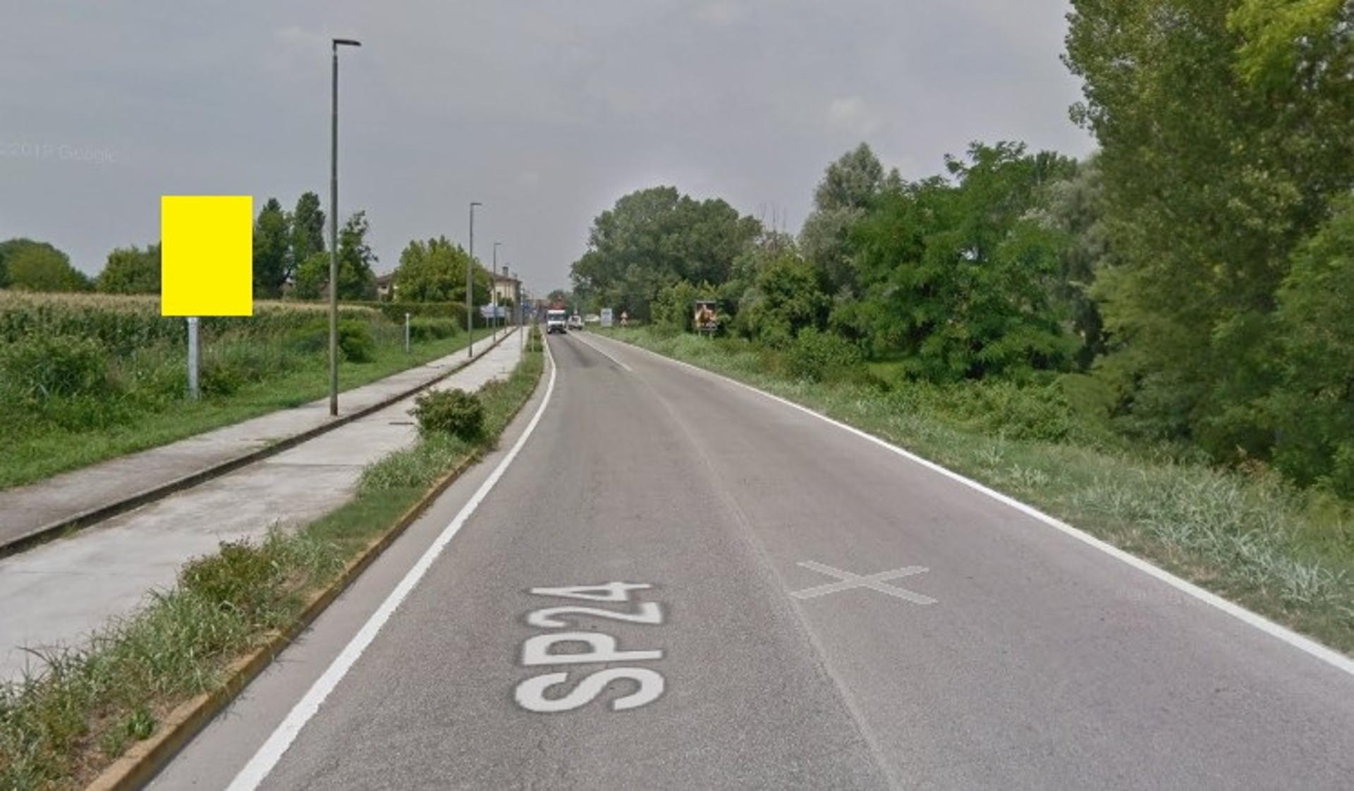 Impianto CARTELLONISTICA a Fiesse, in zona Cadimarco - chiesa