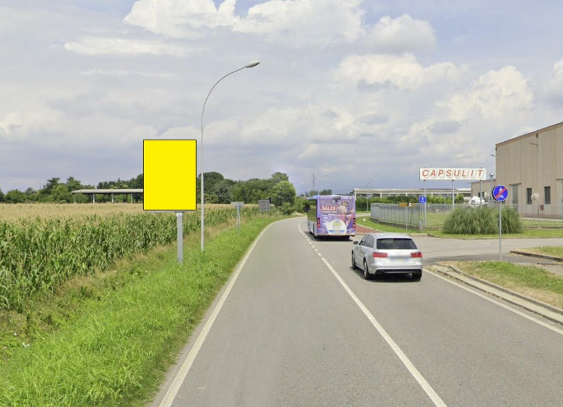 Impianto CARTELLONISTICA a Roncello, in zona RONCELLO Via del Guadagno Via Matteotti