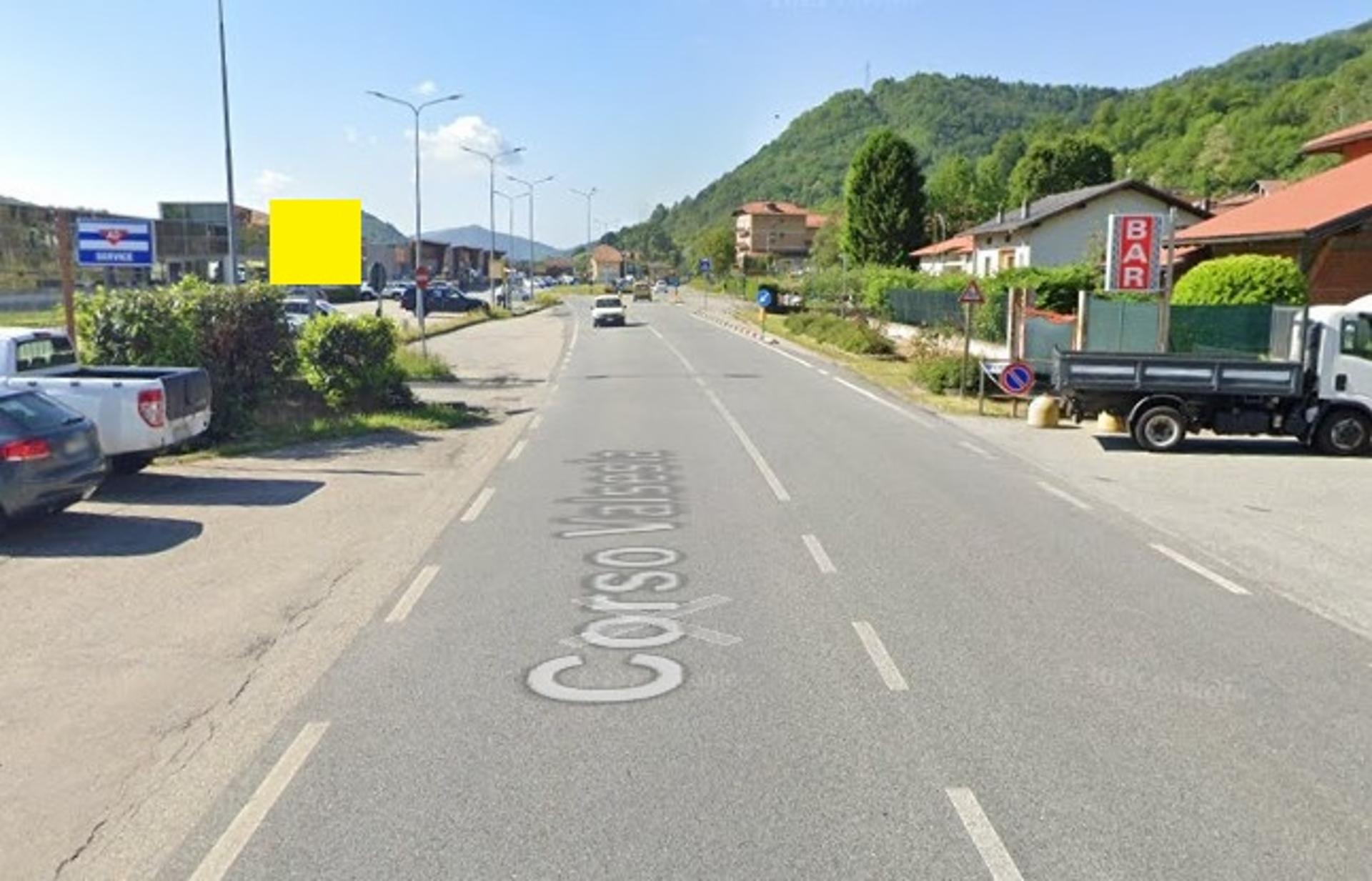 Impianto CARTELLONISTICA a Quarona, in zona Chiesa parrocchiale di San Bononio