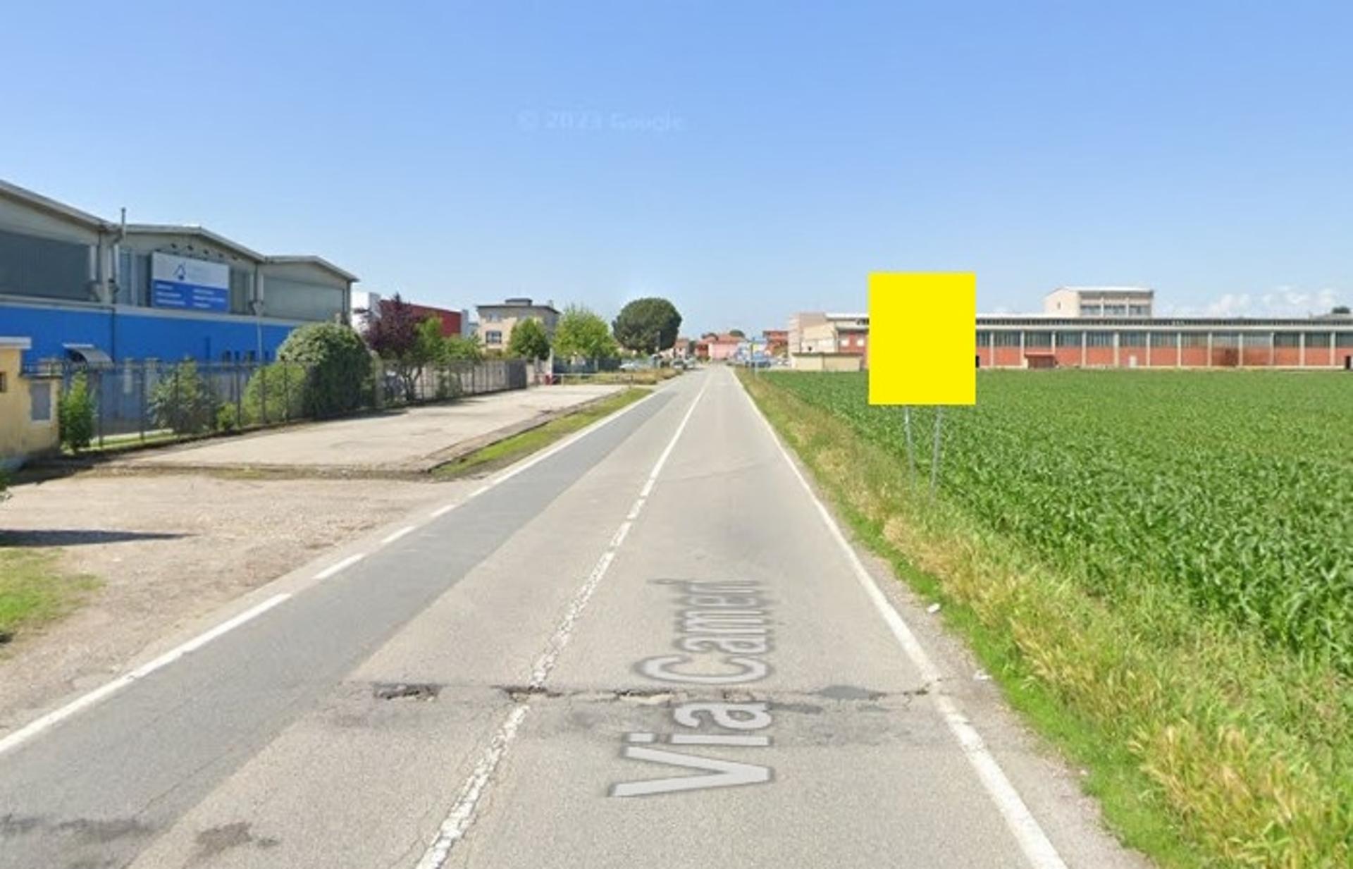Impianto CARTELLONISTICA a Novara, in zona Chiesa parrocchiale di San Maiolo